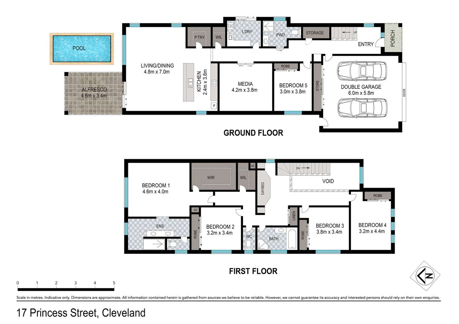 Floorplan of Homely house listing, 17 Princess Street, Cleveland QLD 4163