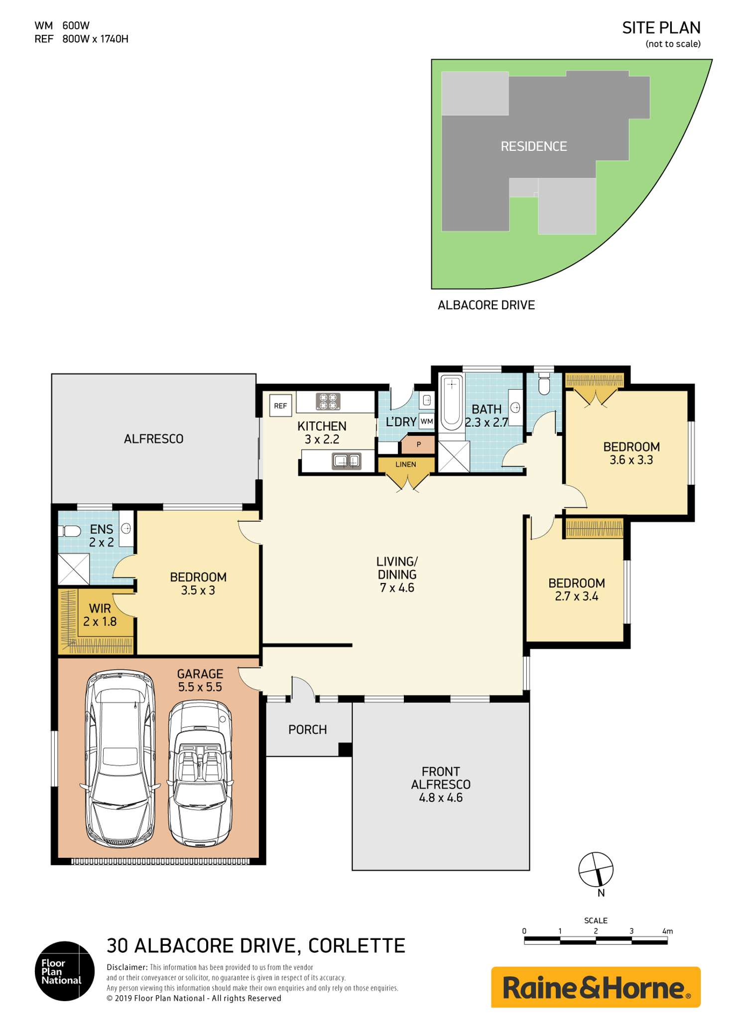Floorplan of Homely house listing, 30 Albacore Drive, Corlette NSW 2315