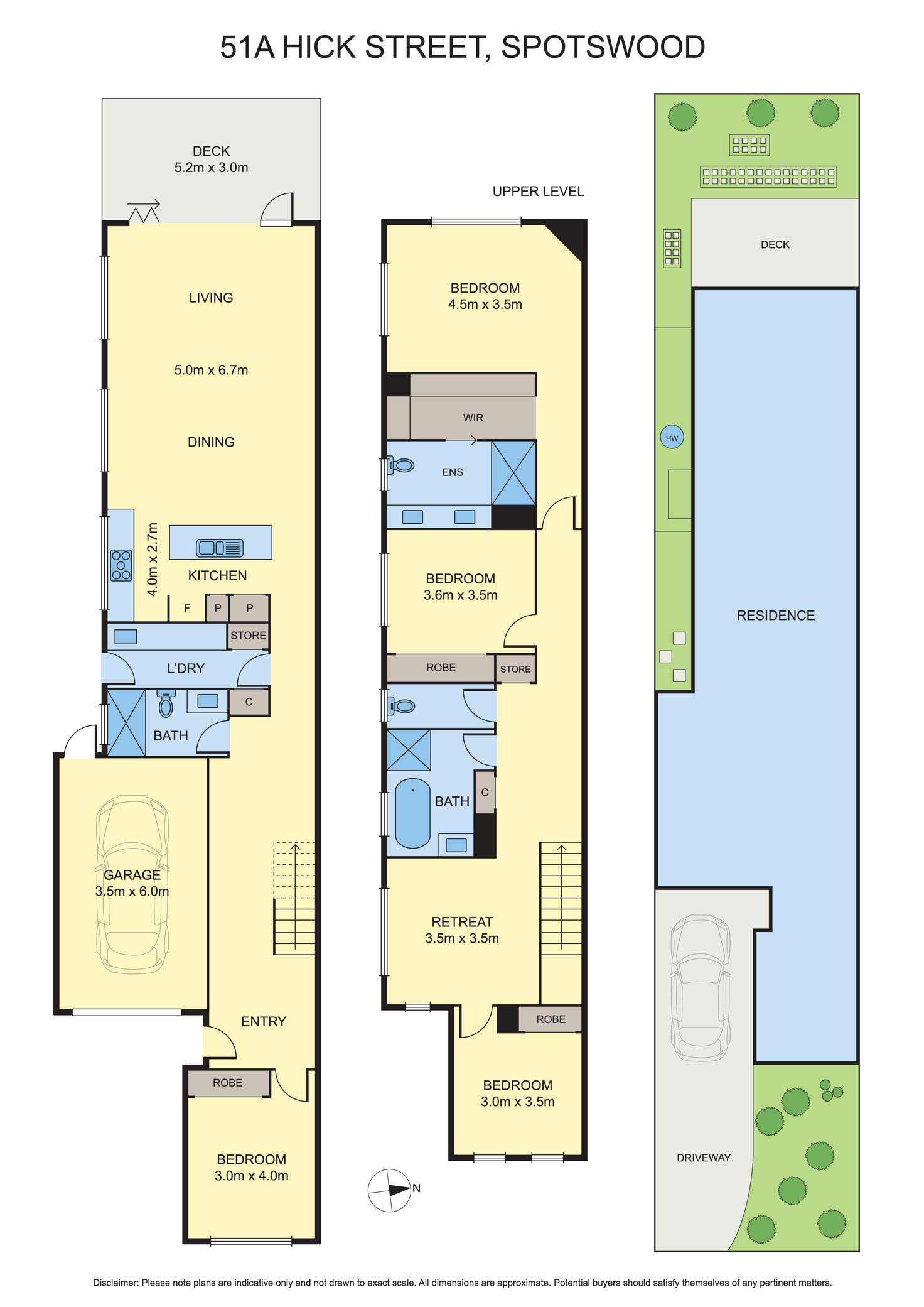 Floorplan of Homely house listing, 51a Hick Street, Spotswood VIC 3015