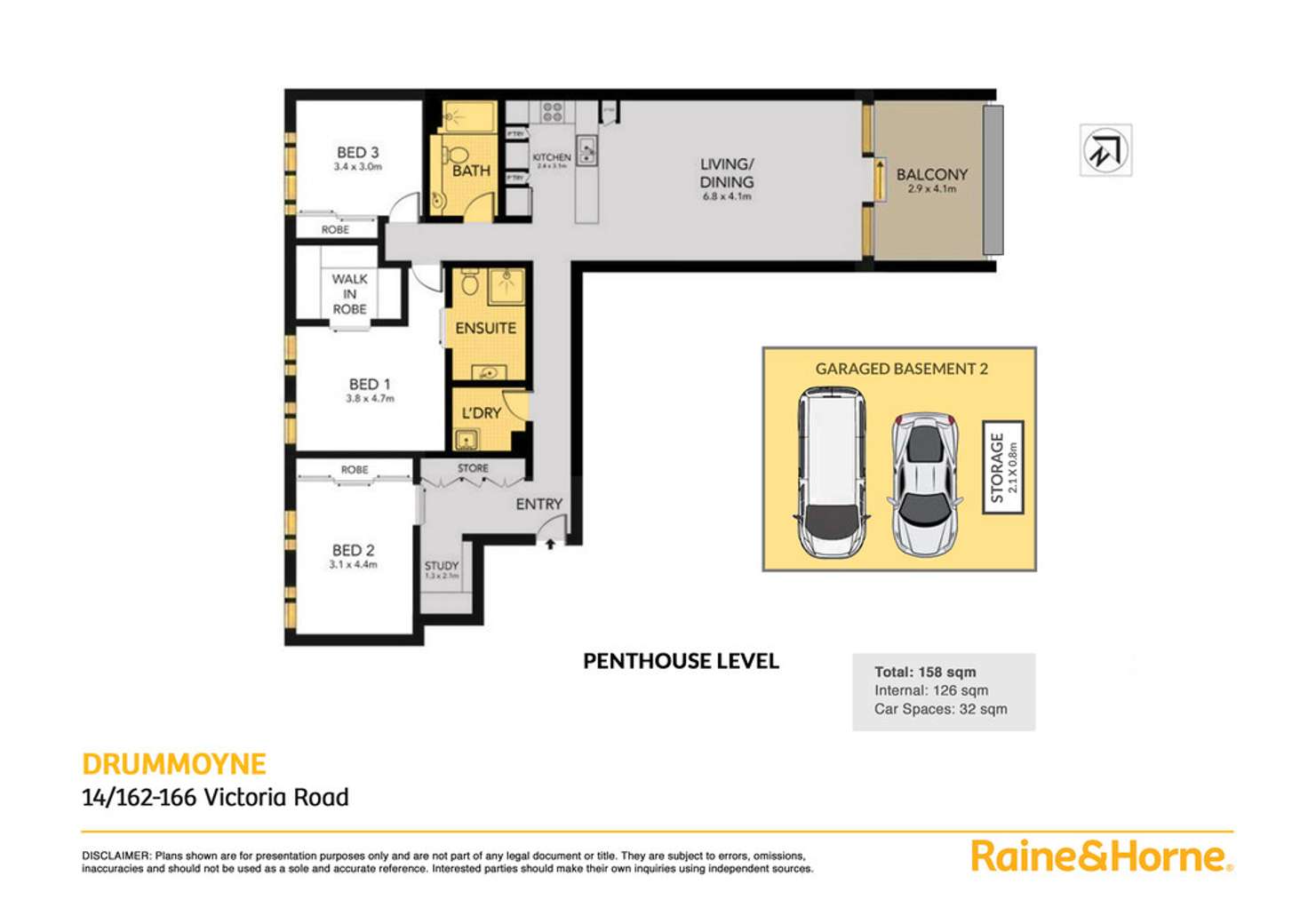 Floorplan of Homely unit listing, 14/162-166 Victoria Road, Drummoyne NSW 2047