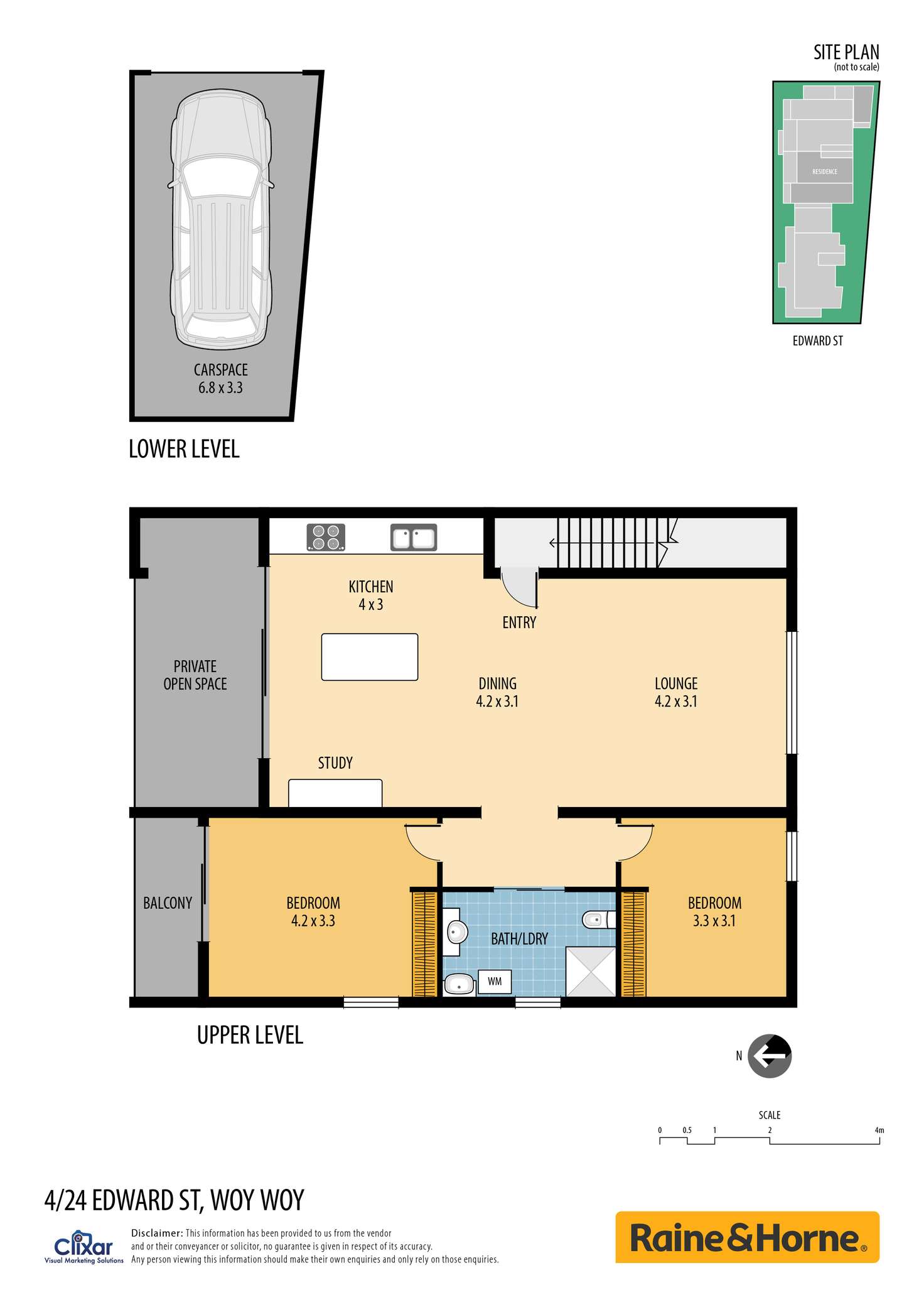Floorplan of Homely unit listing, 4/24 Edward Street, Woy Woy NSW 2256