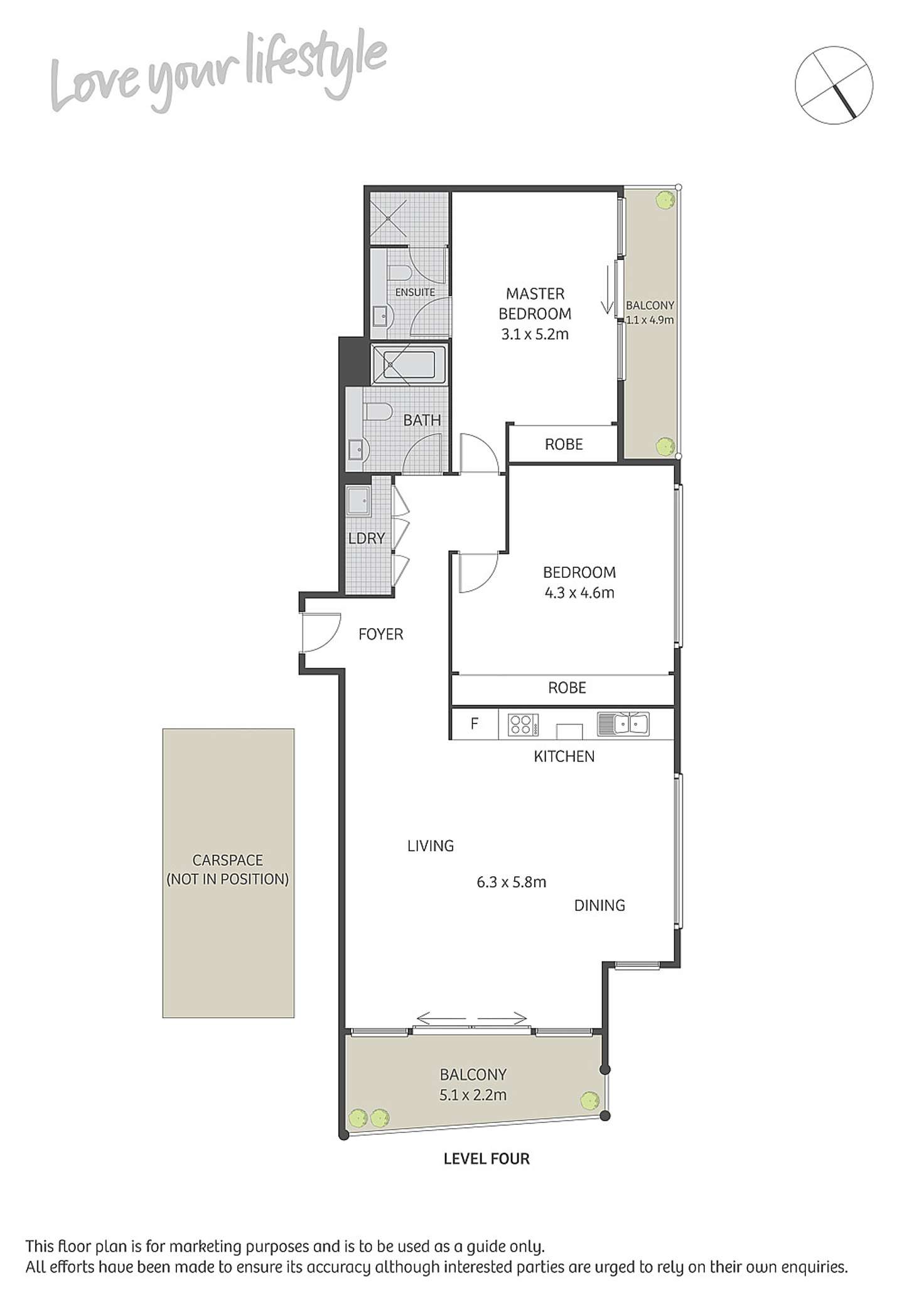 Floorplan of Homely apartment listing, 15/176 Marrickville Road, Marrickville NSW 2204