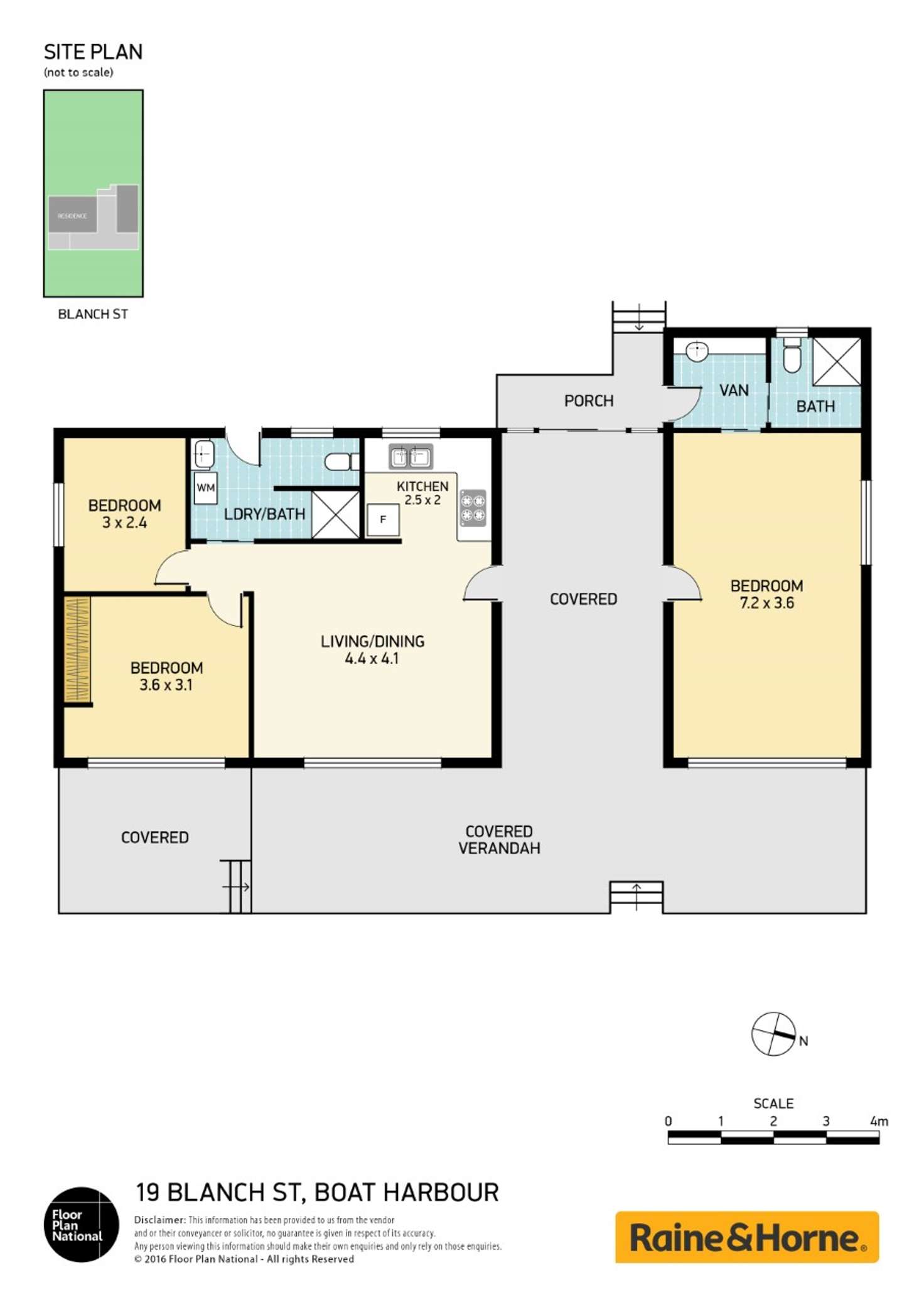 Floorplan of Homely house listing, 19 Blanch Street, Boat Harbour NSW 2316