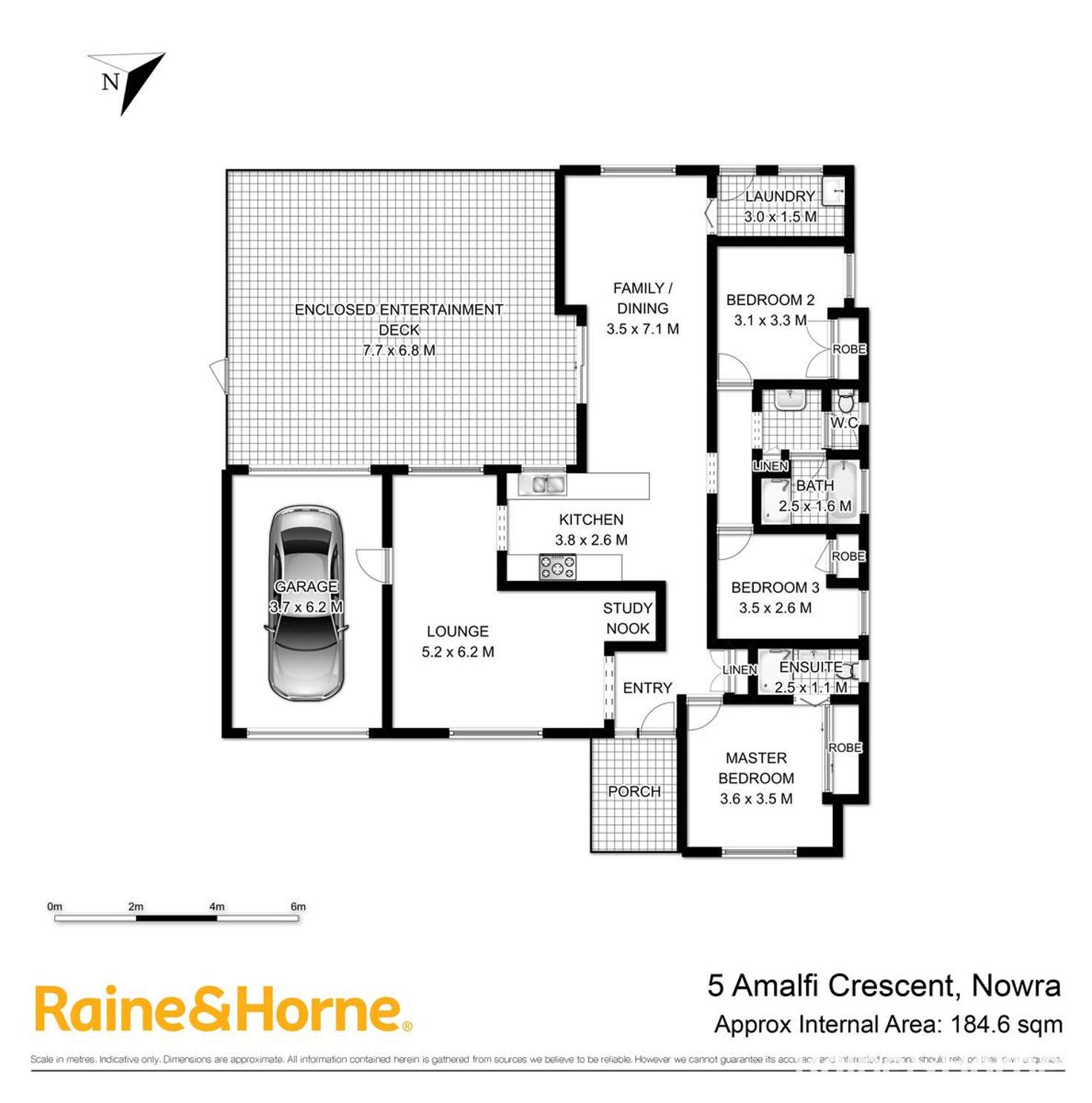 Floorplan of Homely house listing, 5 Amalfi Crescent, Nowra NSW 2541