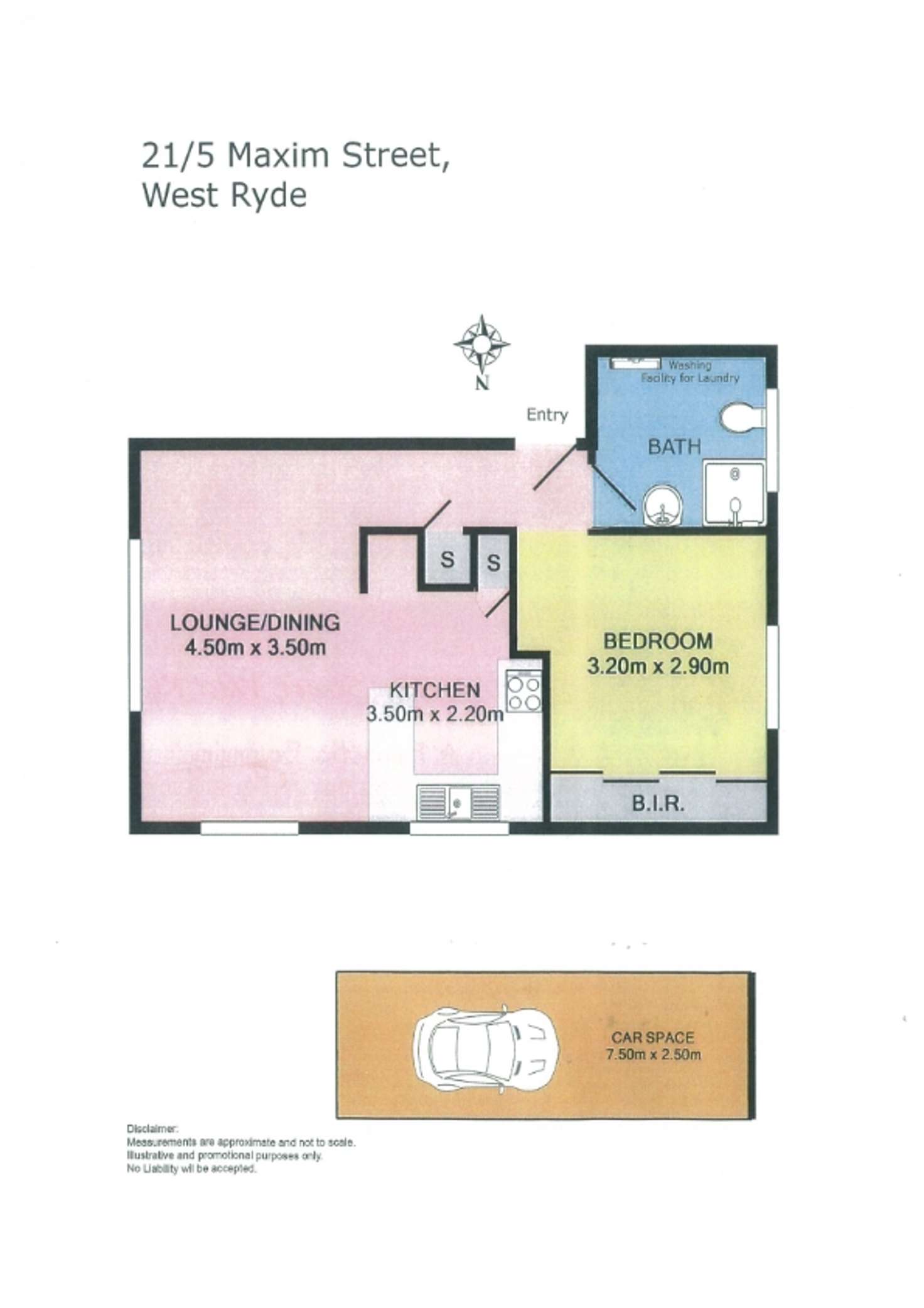 Floorplan of Homely apartment listing, 21/5 Maxim St, West Ryde NSW 2114