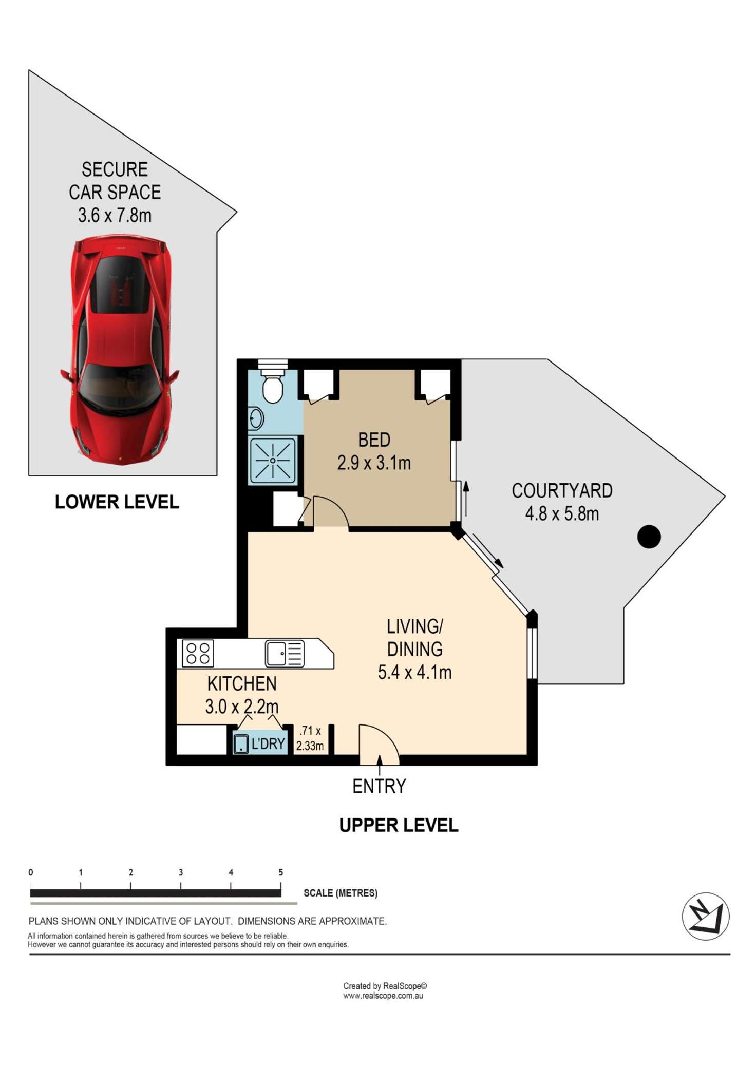 Floorplan of Homely unit listing, 6/1 Sheehan Street, Milton QLD 4064
