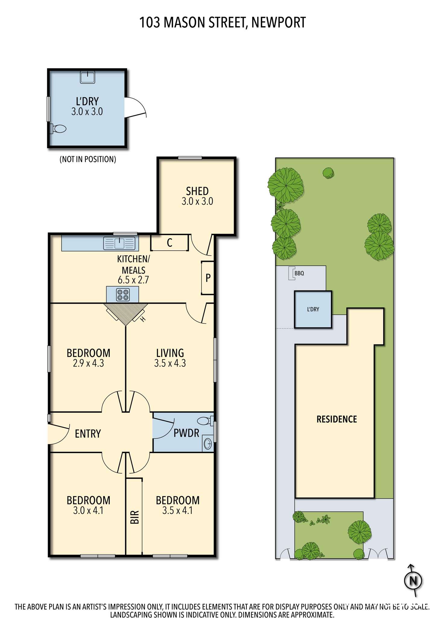 Floorplan of Homely house listing, 103 Mason Street, Newport VIC 3015