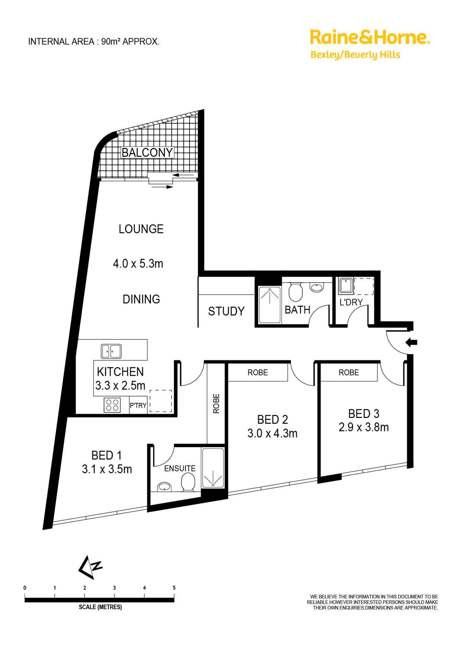 Floorplan of Homely apartment listing, 406/539 Princes Highway, Rockdale NSW 2216