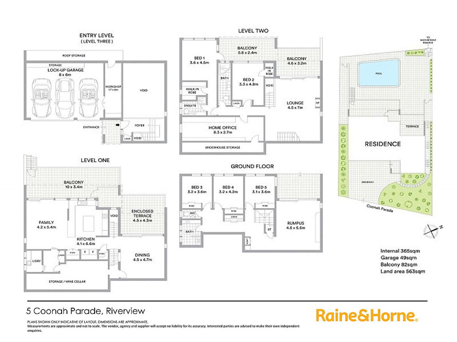 Floorplan of Homely house listing, 5 Coonah Parade, Riverview NSW 2066