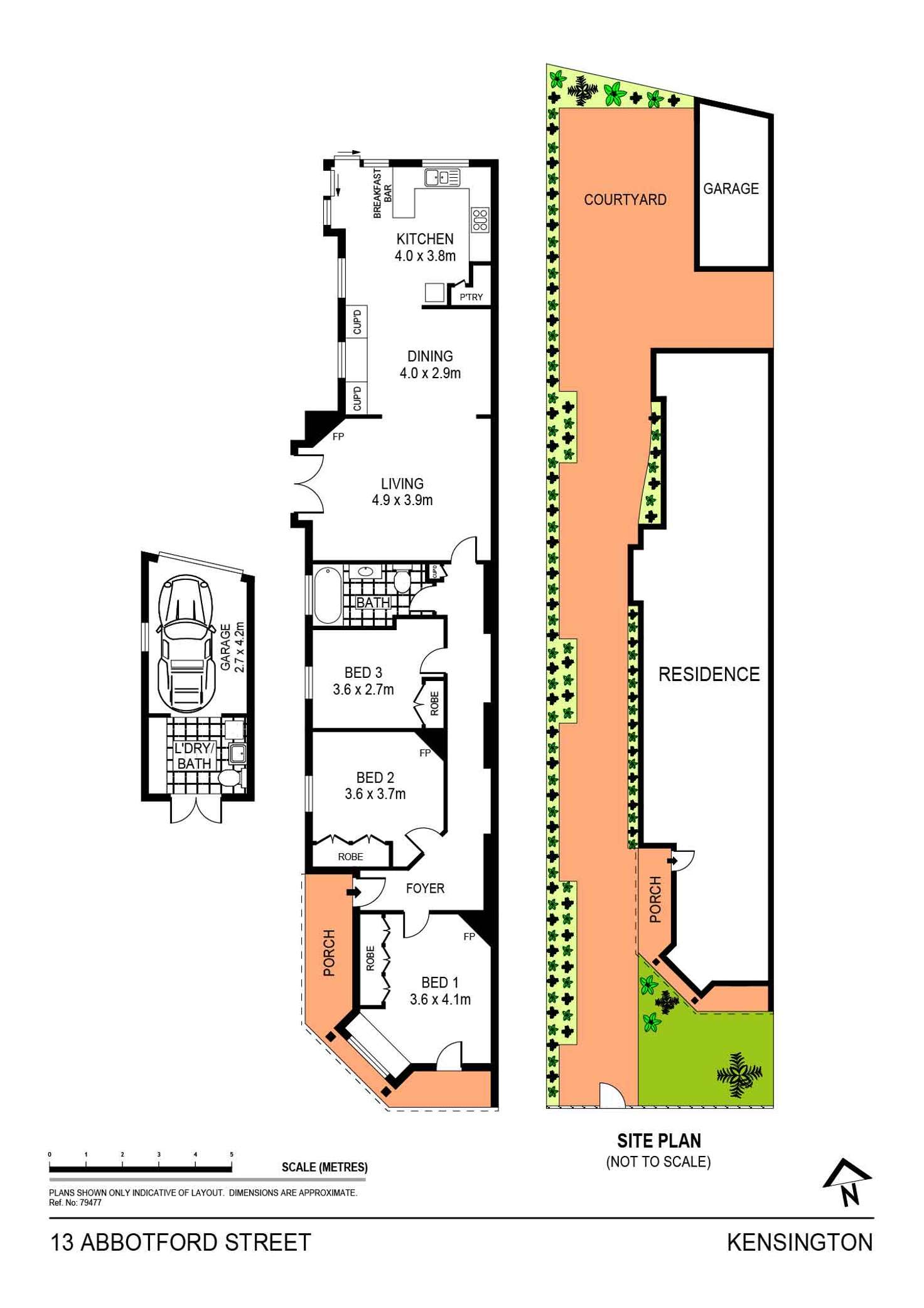 Floorplan of Homely house listing, 13 Abbotford Street, Kensington NSW 2033