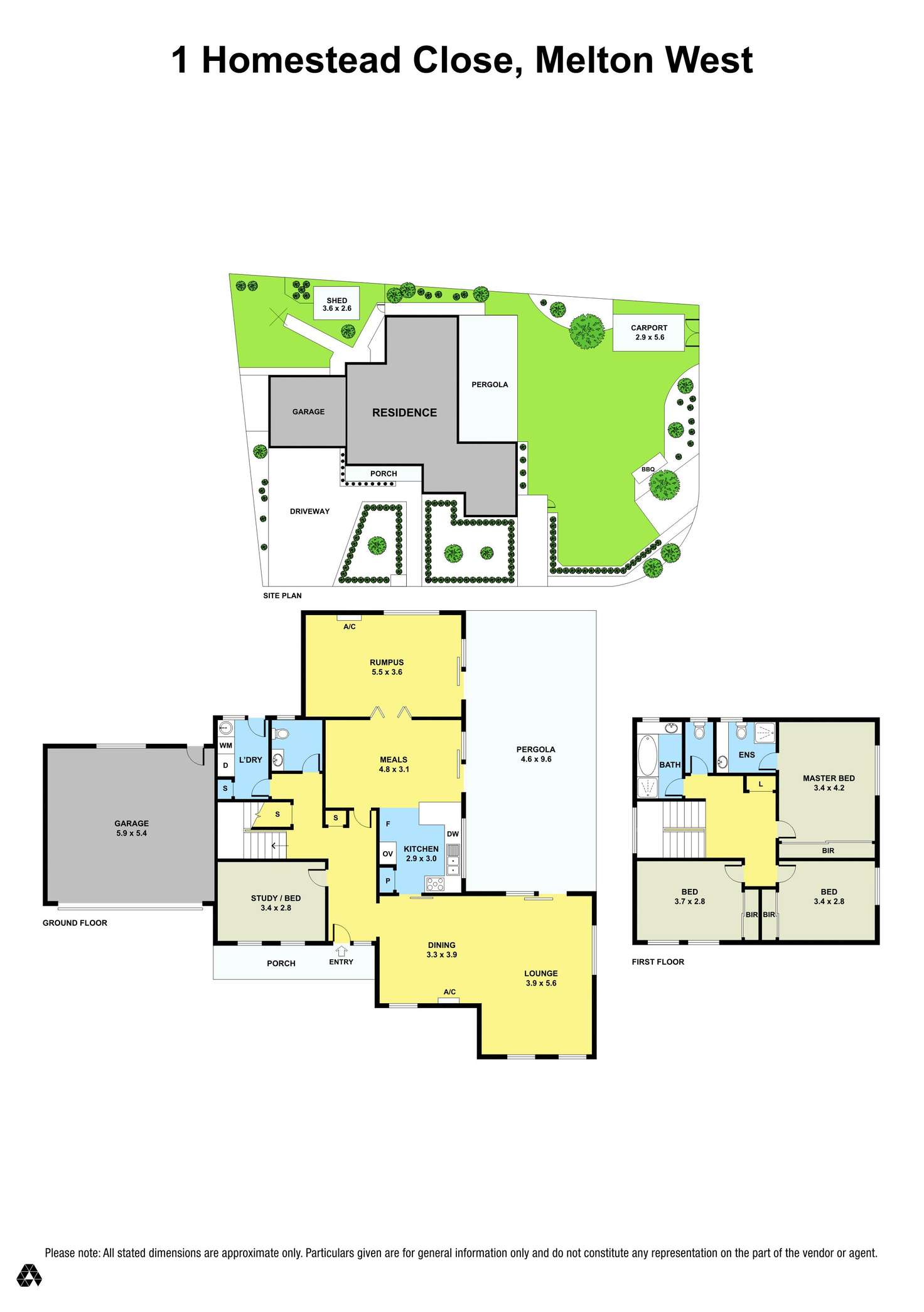 Floorplan of Homely house listing, 1 Homestead Close, Melton West VIC 3337