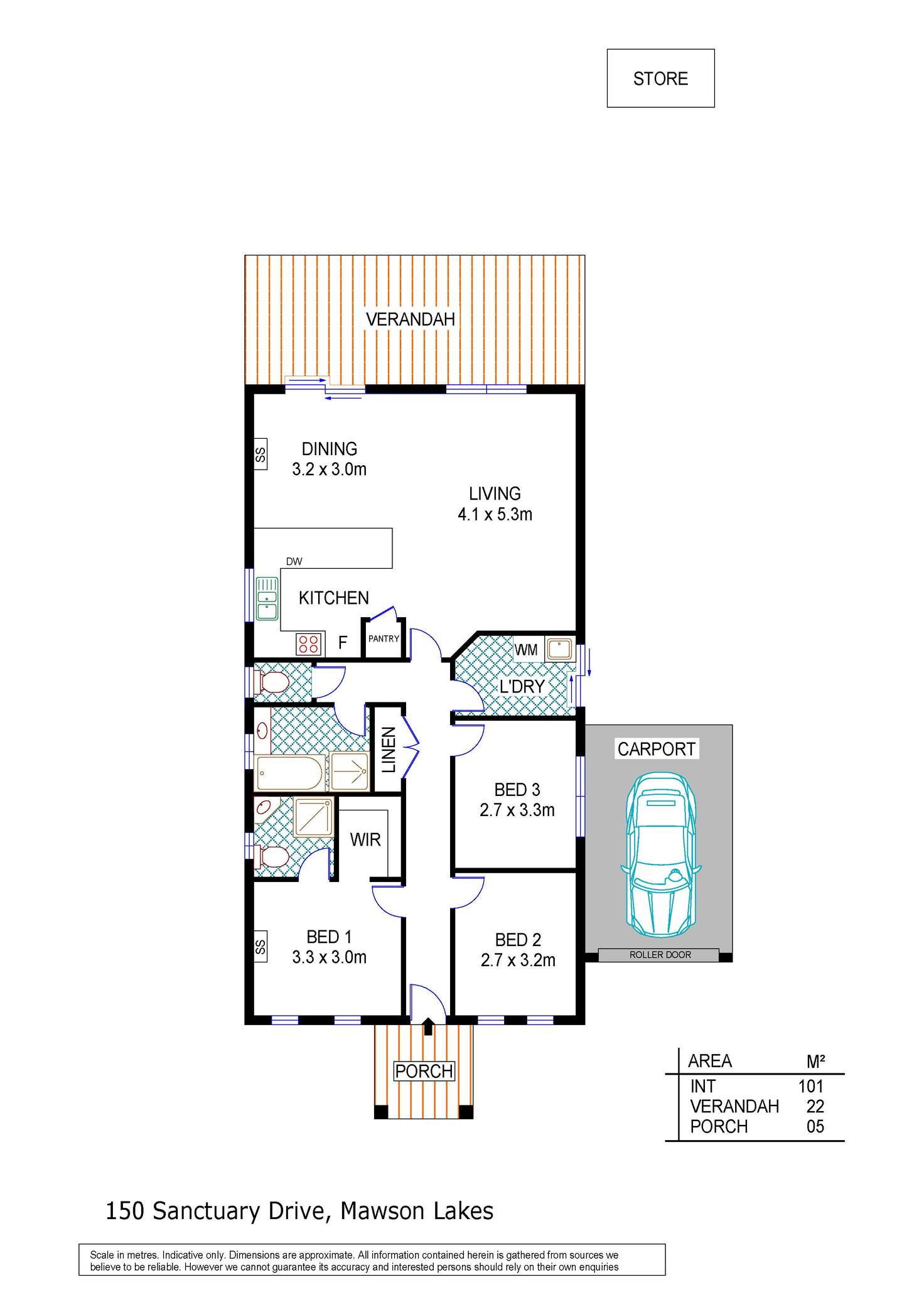 Floorplan of Homely house listing, 150 Sanctuary Drive, Mawson Lakes SA 5095