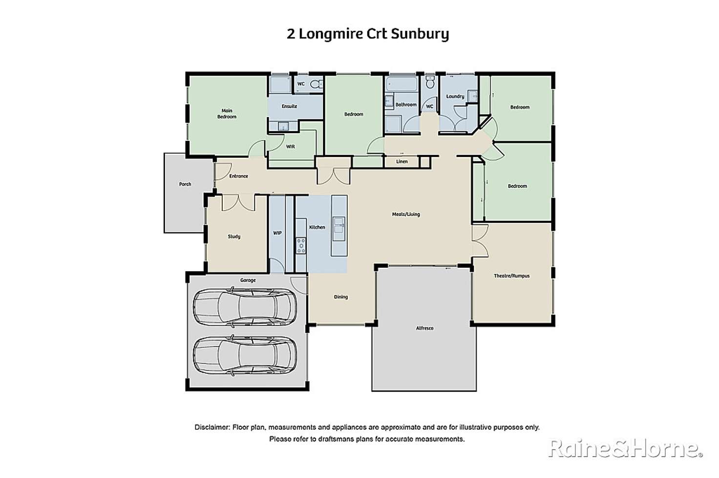 Floorplan of Homely house listing, 2 Longmire Court, Sunbury VIC 3429