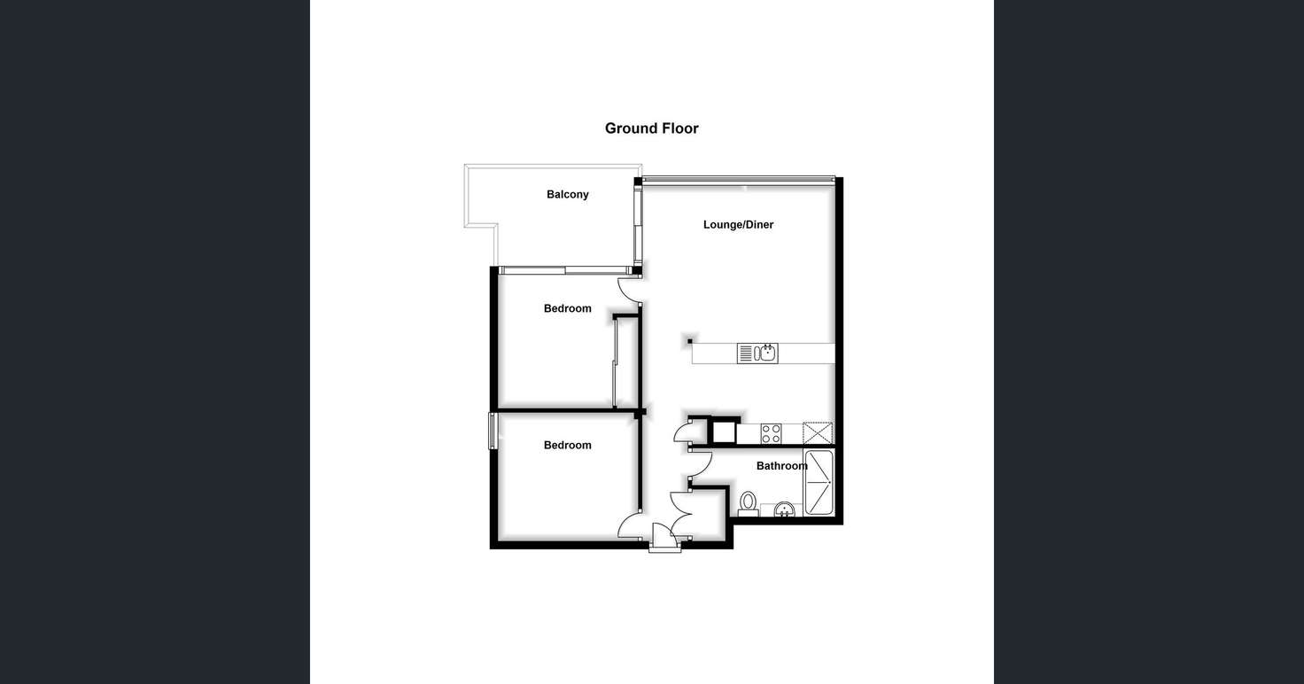 Floorplan of Homely apartment listing, 4102/79 Albert Street, Brisbane City QLD 4000