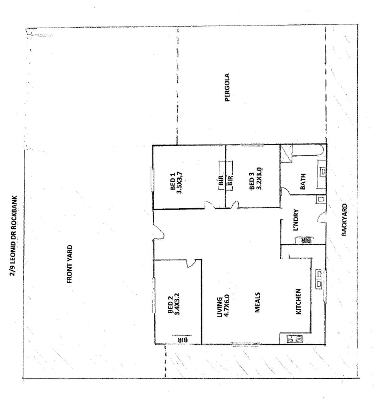 Floorplan of Homely house listing, 2/9 Leonid Drive, Rockbank VIC 3335