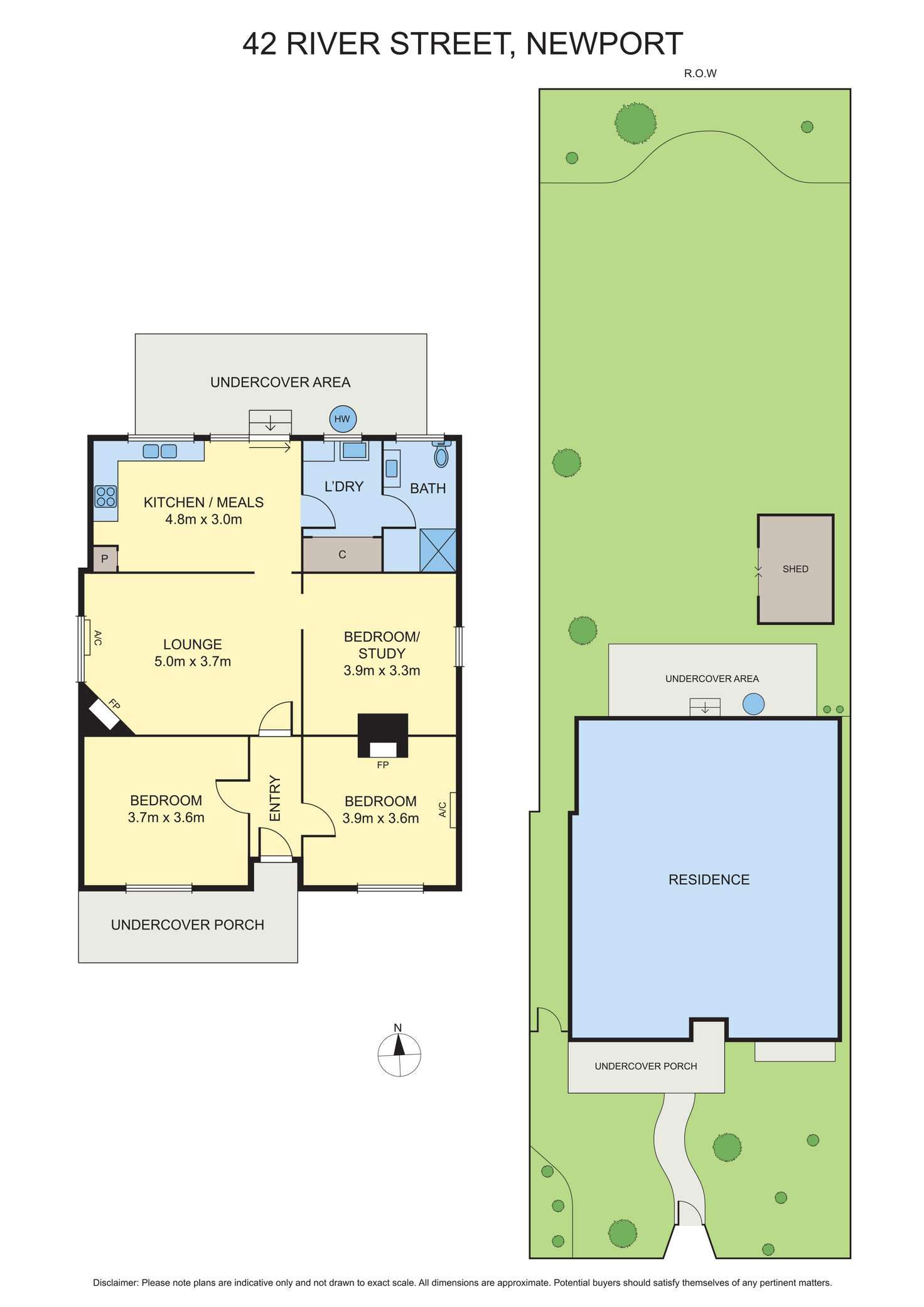 Floorplan of Homely house listing, 42 River Street, Newport VIC 3015