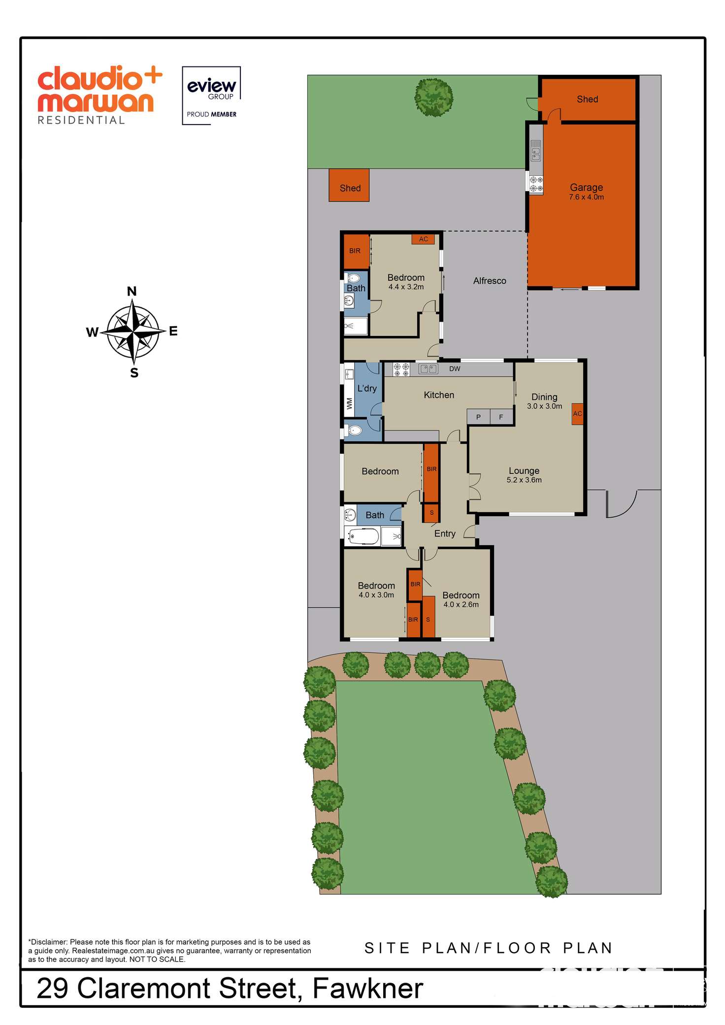 Floorplan of Homely house listing, 29 Claremont Street, Fawkner VIC 3060