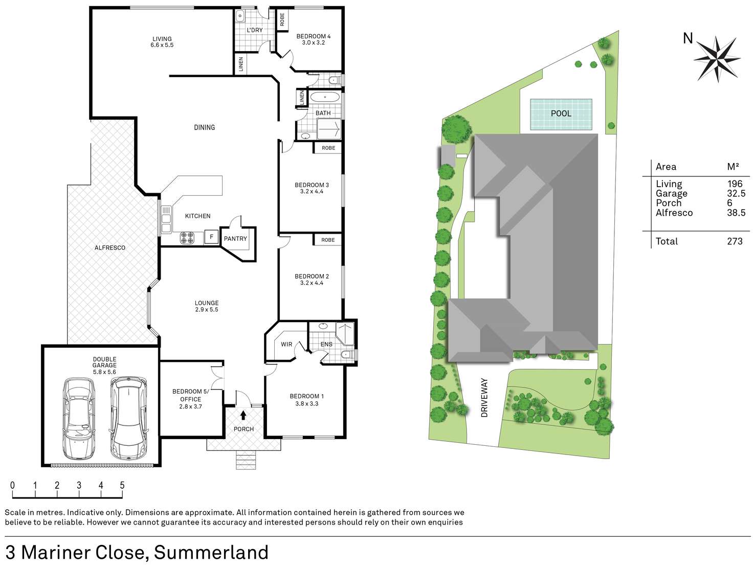 Floorplan of Homely house listing, 3 Mariner Close, Summerland Point NSW 2259