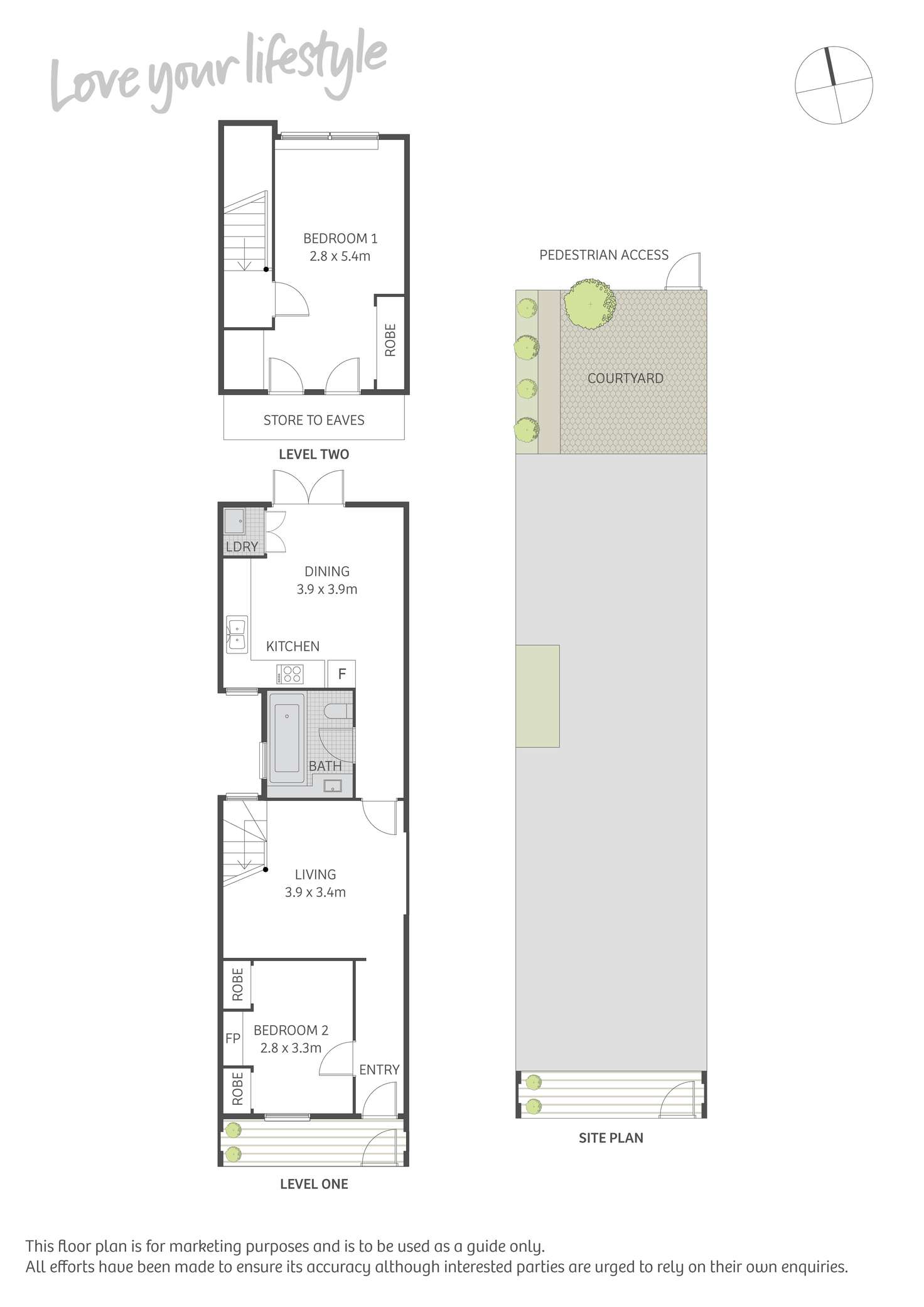 Floorplan of Homely house listing, 48 Swanson Street, Erskineville NSW 2043