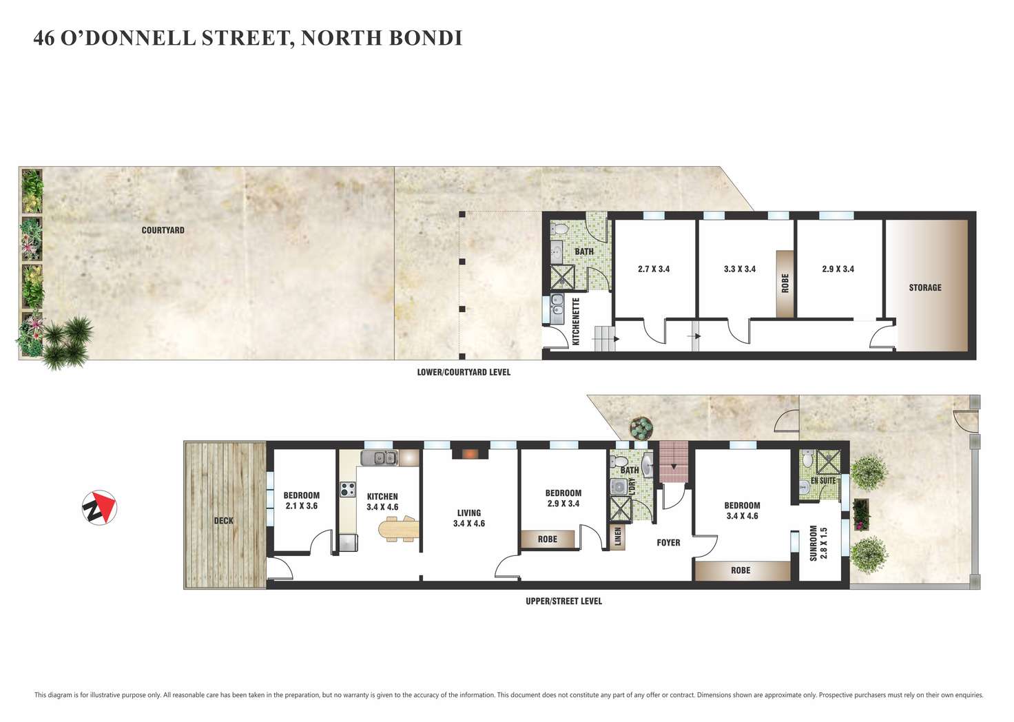 Floorplan of Homely house listing, 46 O'Donnell Street, North Bondi NSW 2026