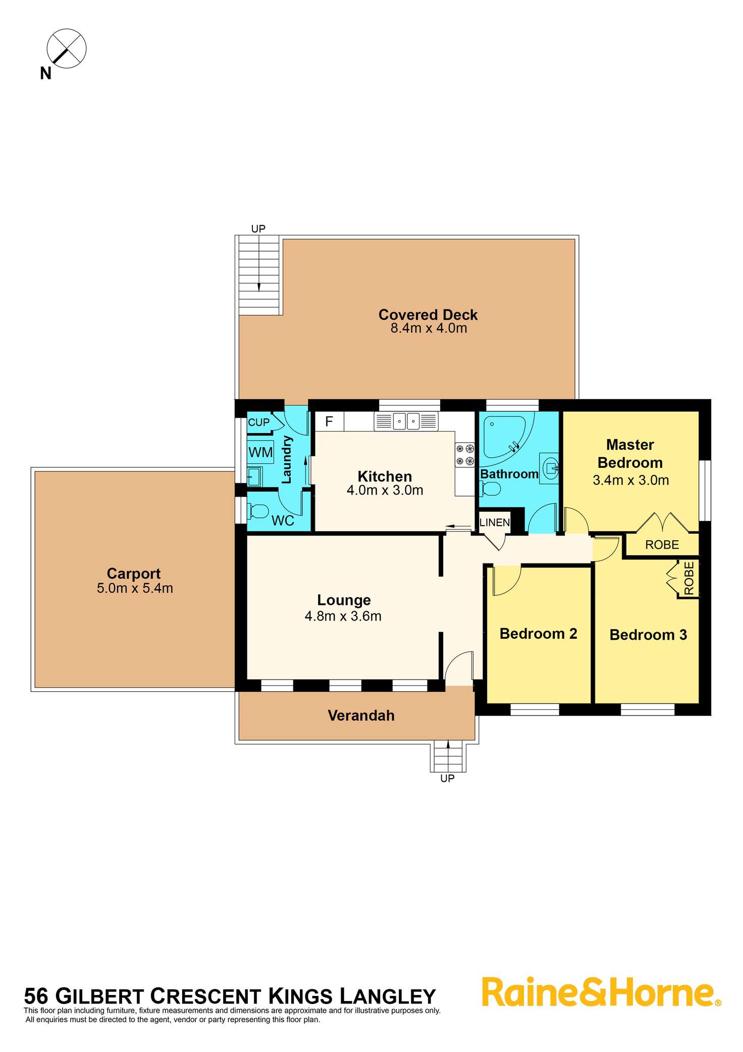 Floorplan of Homely house listing, 56 Gilbert Cresent, Kings Langley NSW 2147