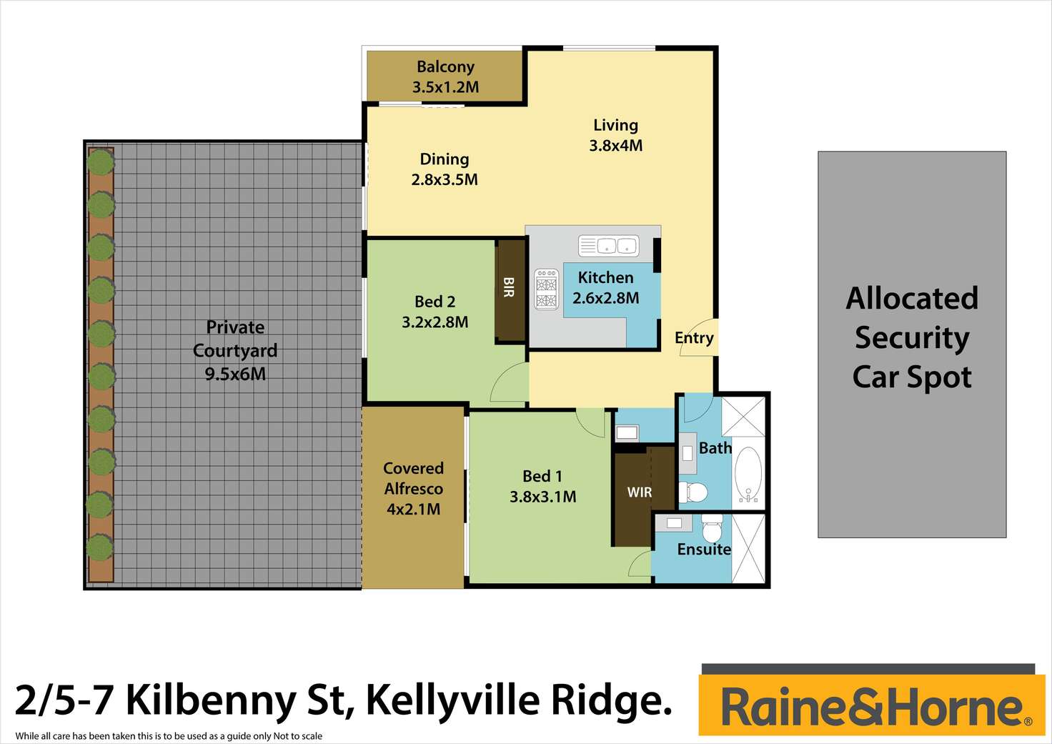 Floorplan of Homely apartment listing, 2 5-7 Kilbenny Street, Kellyville Ridge NSW 2155