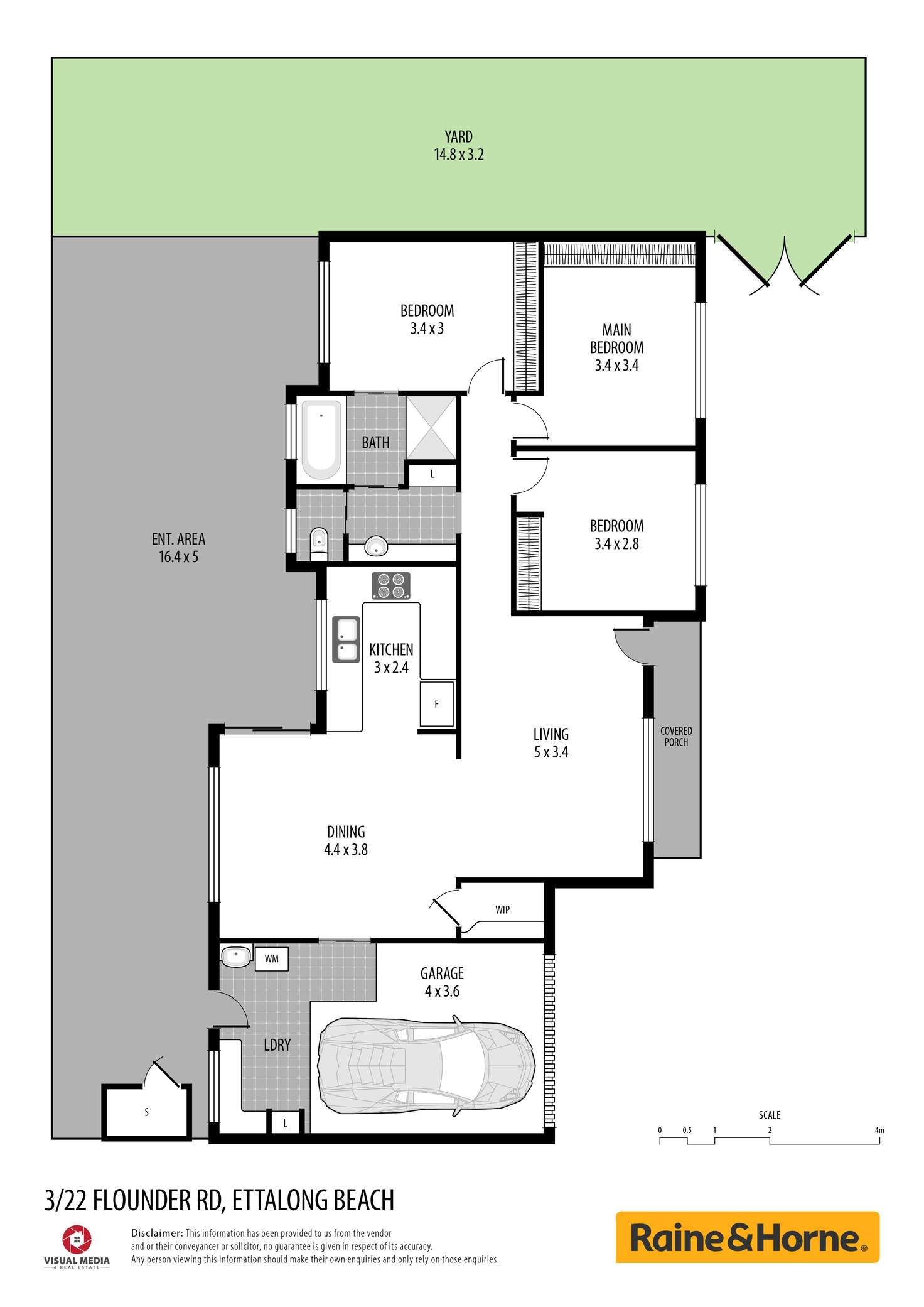 Floorplan of Homely villa listing, 3/22 Flounder Road, Ettalong Beach NSW 2257