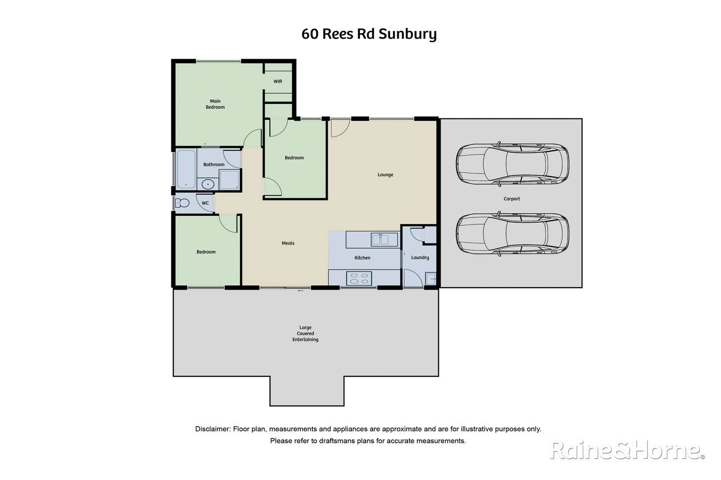 Floorplan of Homely house listing, 60 Rees Road, Sunbury VIC 3429