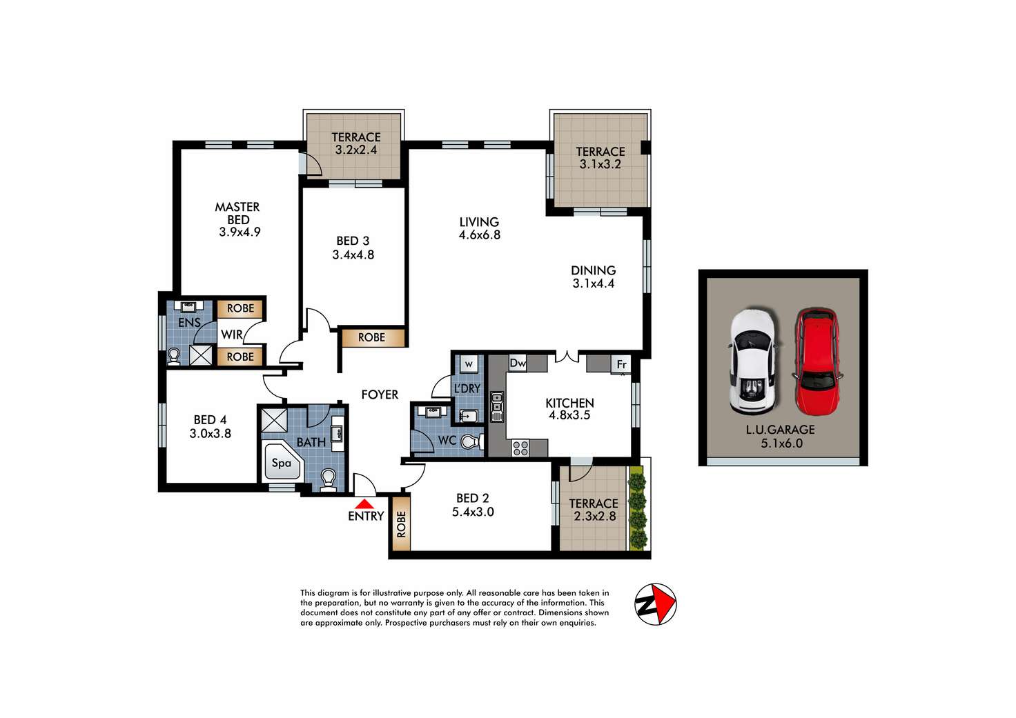 Floorplan of Homely apartment listing, 4/13 Castlefield Street, Bondi NSW 2026