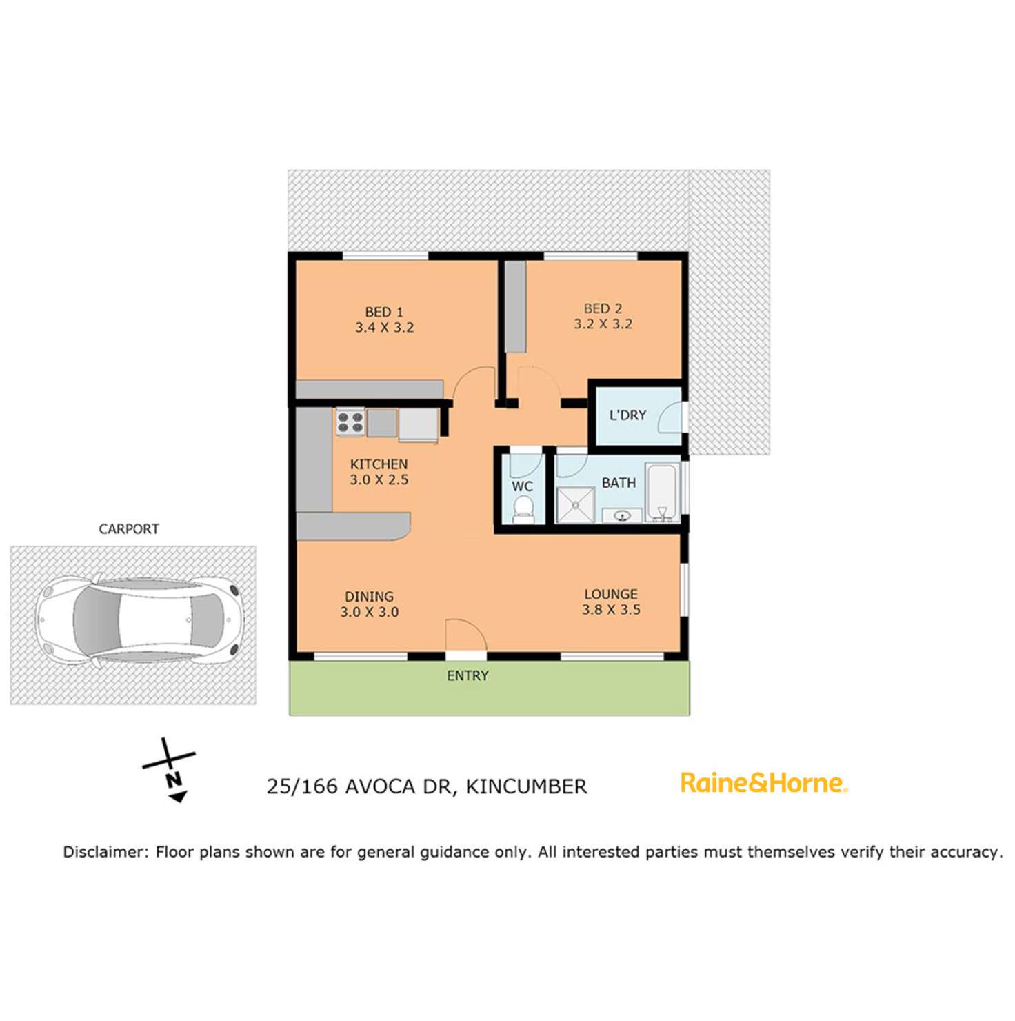 Floorplan of Homely unit listing, 25/166 Avoca Drive, Kincumber NSW 2251