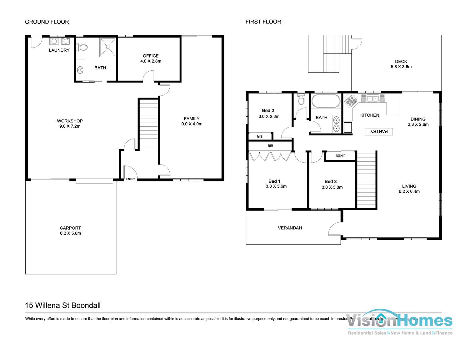 Floorplan of Homely house listing, 15 Willena Street, Boondall QLD 4034