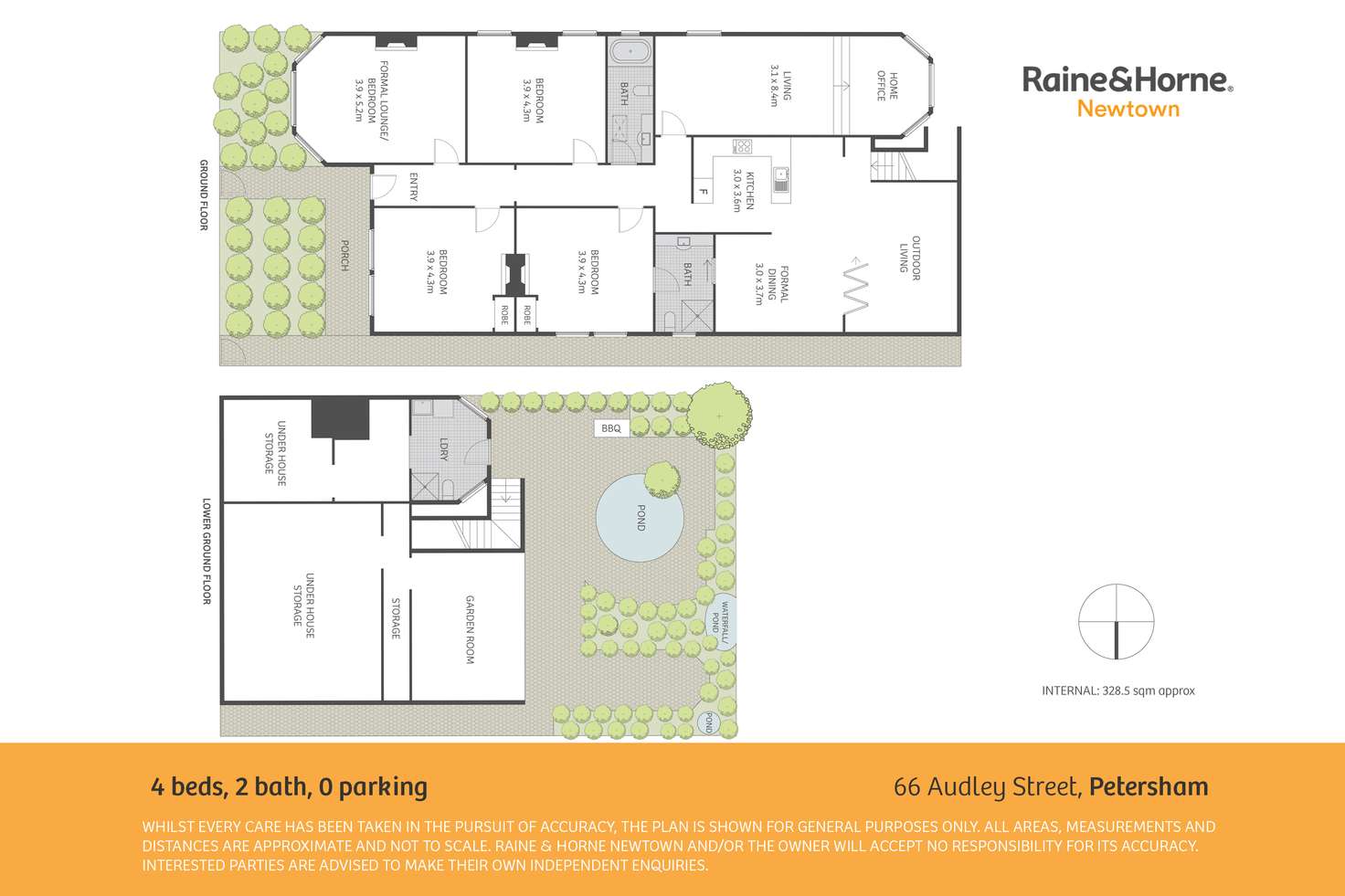 Floorplan of Homely house listing, 66 Audley Street, Petersham NSW 2049