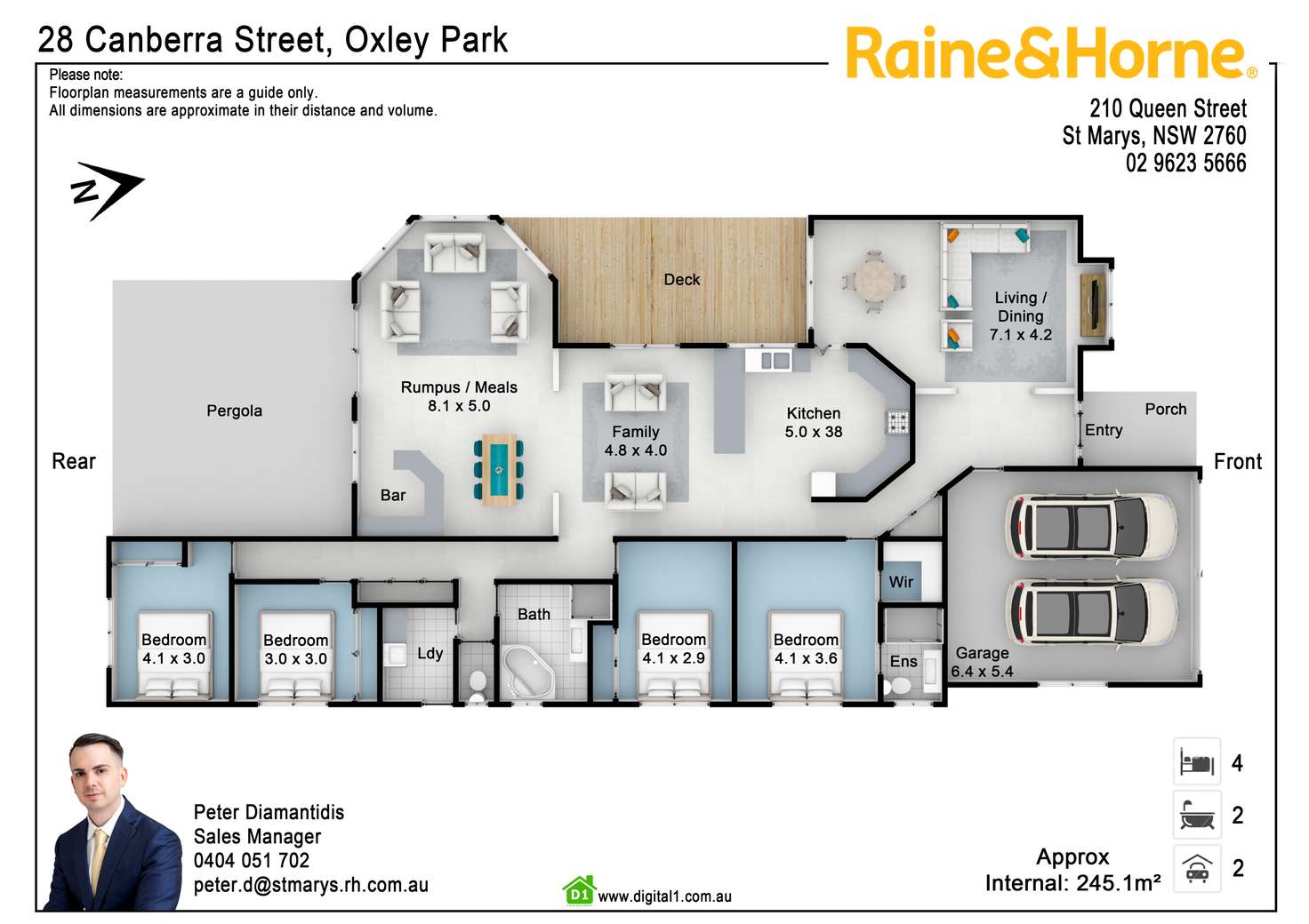 Floorplan of Homely house listing, 28 Canberra Street, Oxley Park NSW 2760
