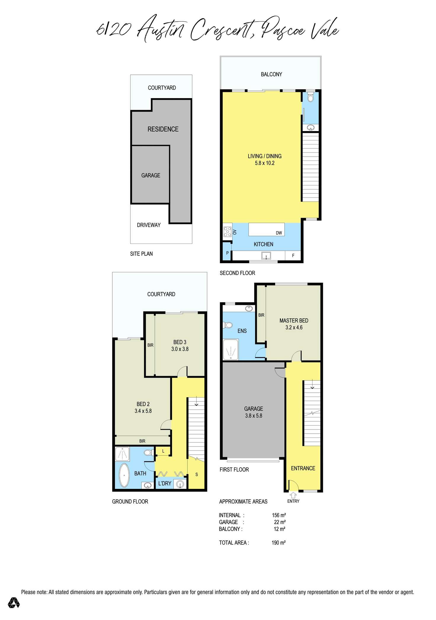 Floorplan of Homely townhouse listing, 6/20 Austin Crescent, Pascoe Vale VIC 3044