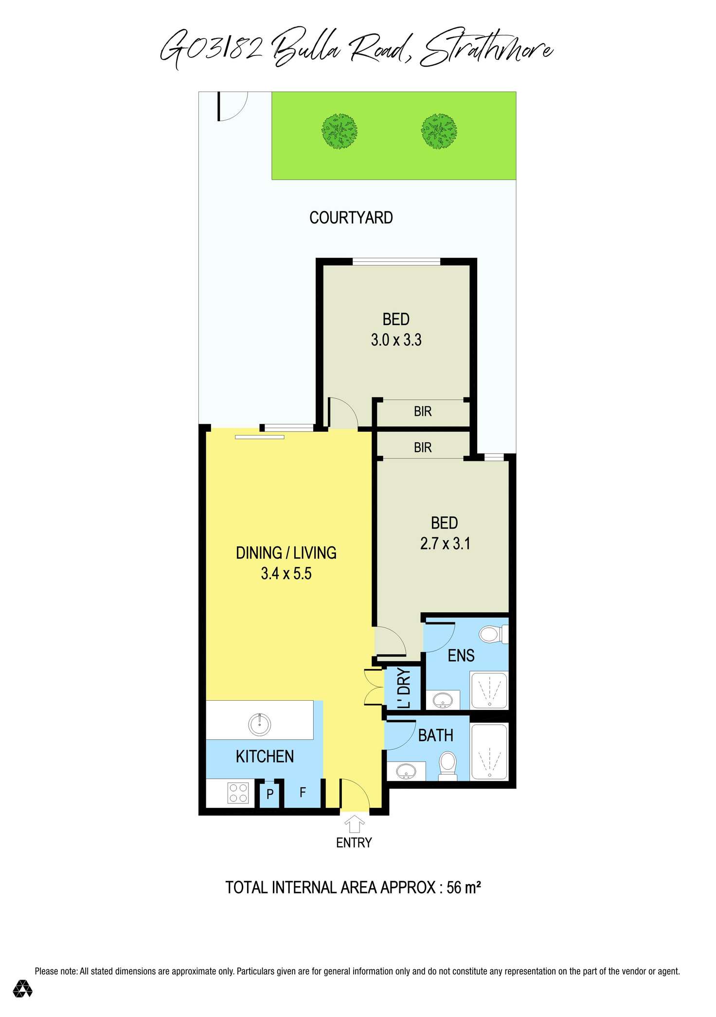 Floorplan of Homely apartment listing, G03/82 Bulla Road, Strathmore VIC 3041