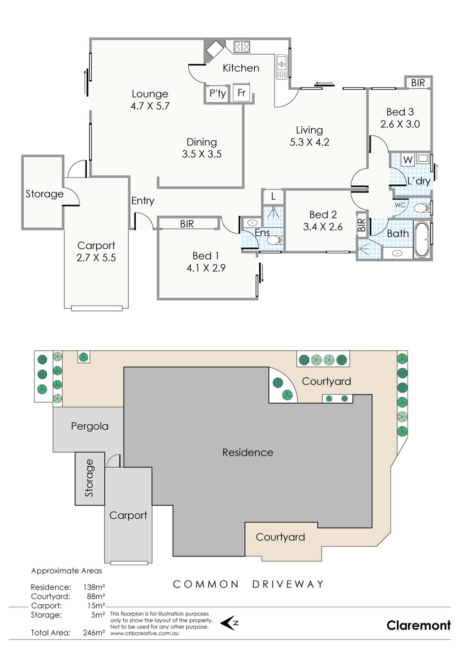 Floorplan of Homely house listing, 2/52 Second Avenue, Claremont WA 6010
