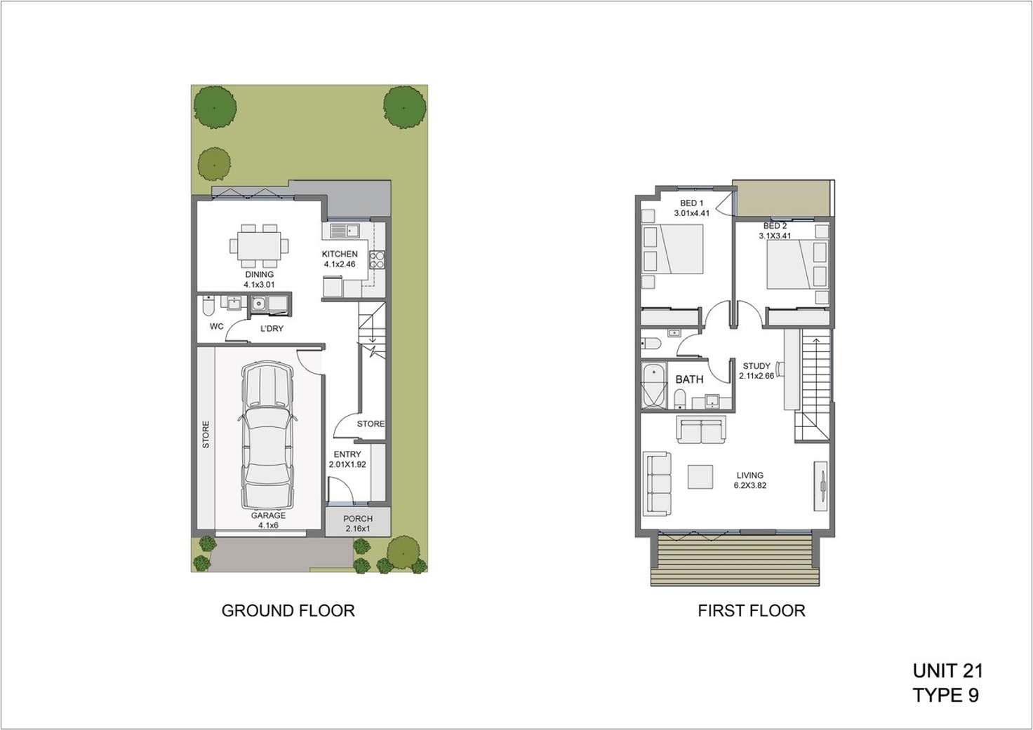 Floorplan of Homely townhouse listing, Lot 21 Bateman Court, Carrum Downs VIC 3201