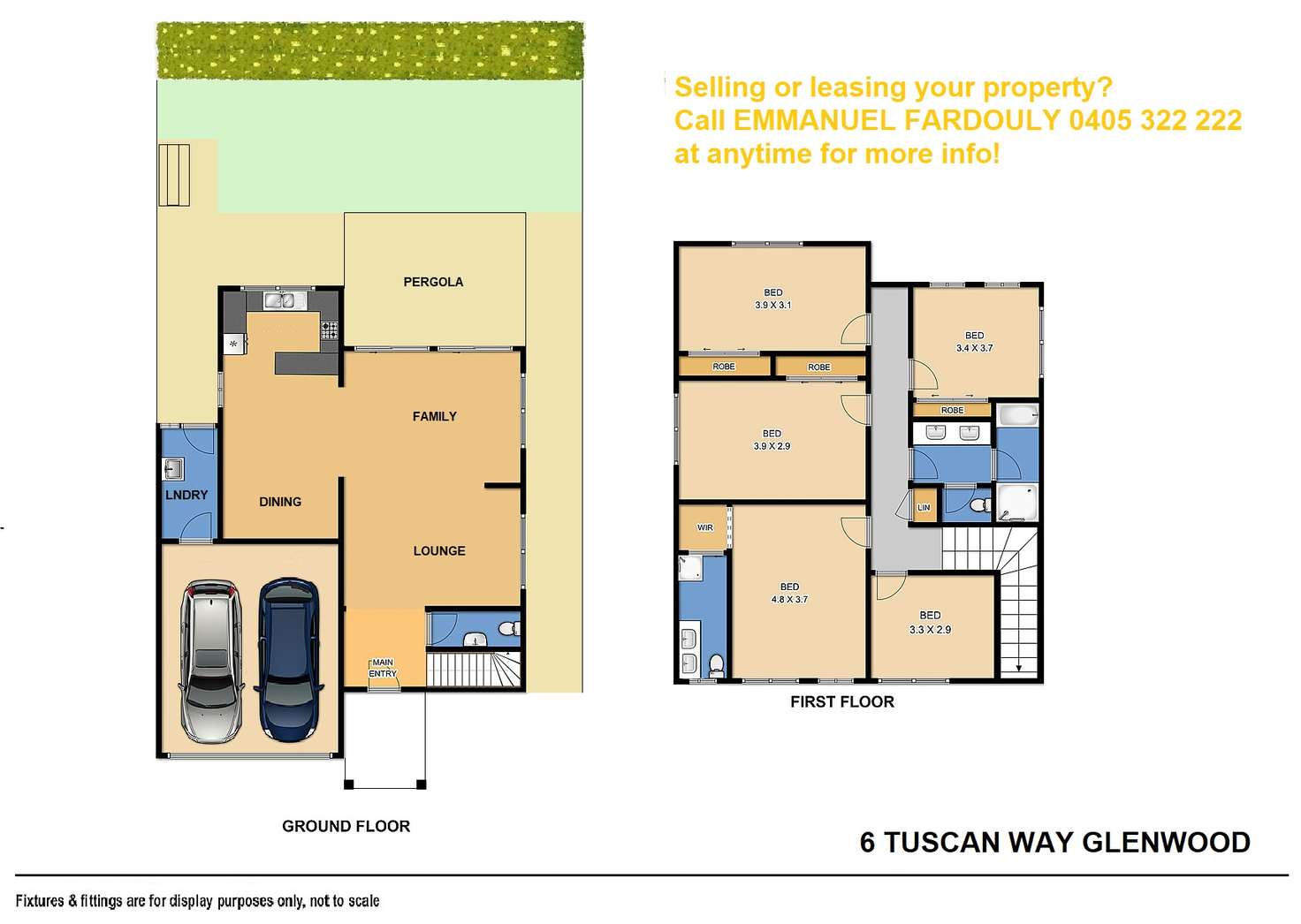 Floorplan of Homely house listing, 6 Tuscan Way, Glenwood NSW 2768