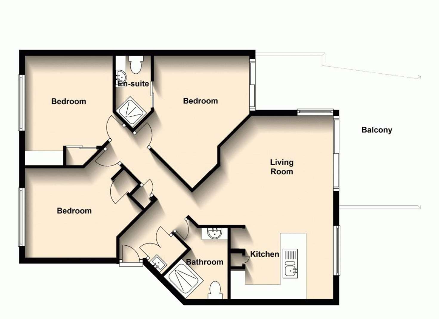 Floorplan of Homely unit listing, 7/260 Sir Fred Schonell Drive, St Lucia QLD 4067