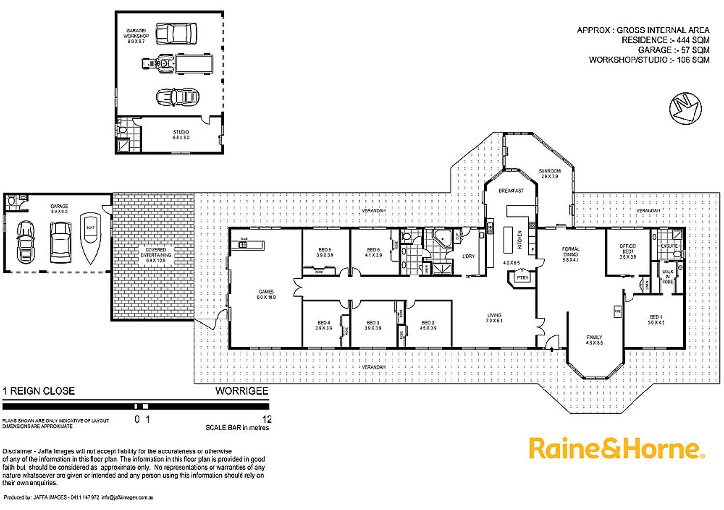 Floorplan of Homely acreageSemiRural listing, 1 Reign Close, Worrigee NSW 2540