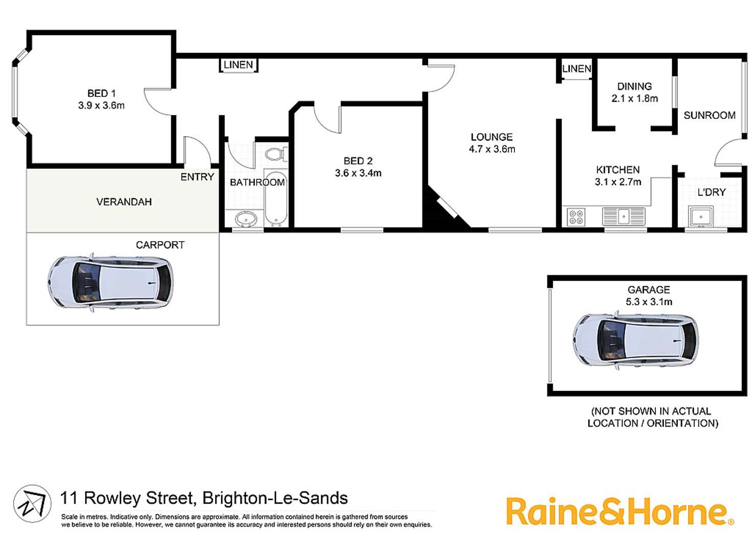 Floorplan of Homely house listing, 11 Rowley Street, Brighton-le-sands NSW 2216