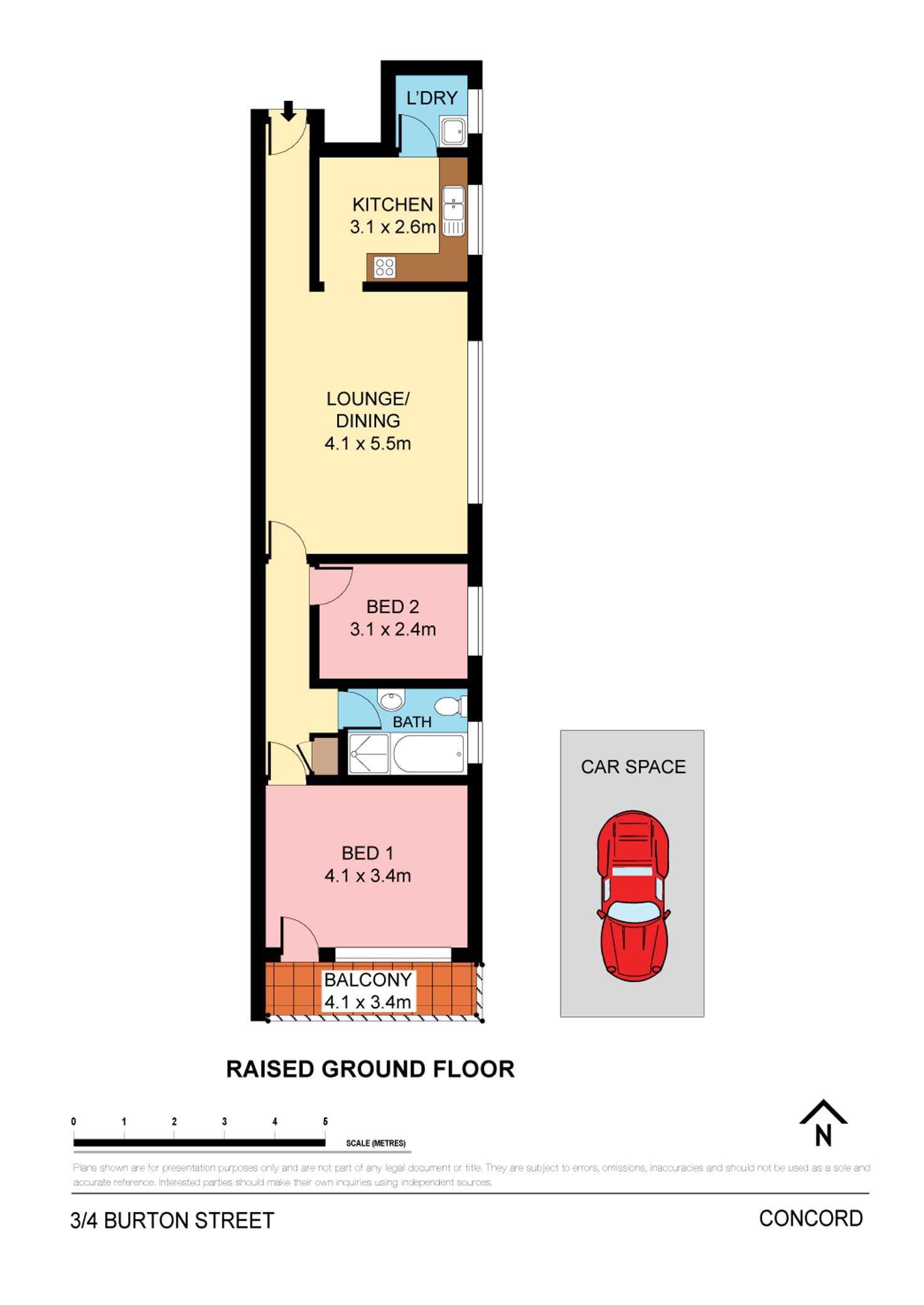 Floorplan of Homely unit listing, 3/45a Burton Street, Concord NSW 2137