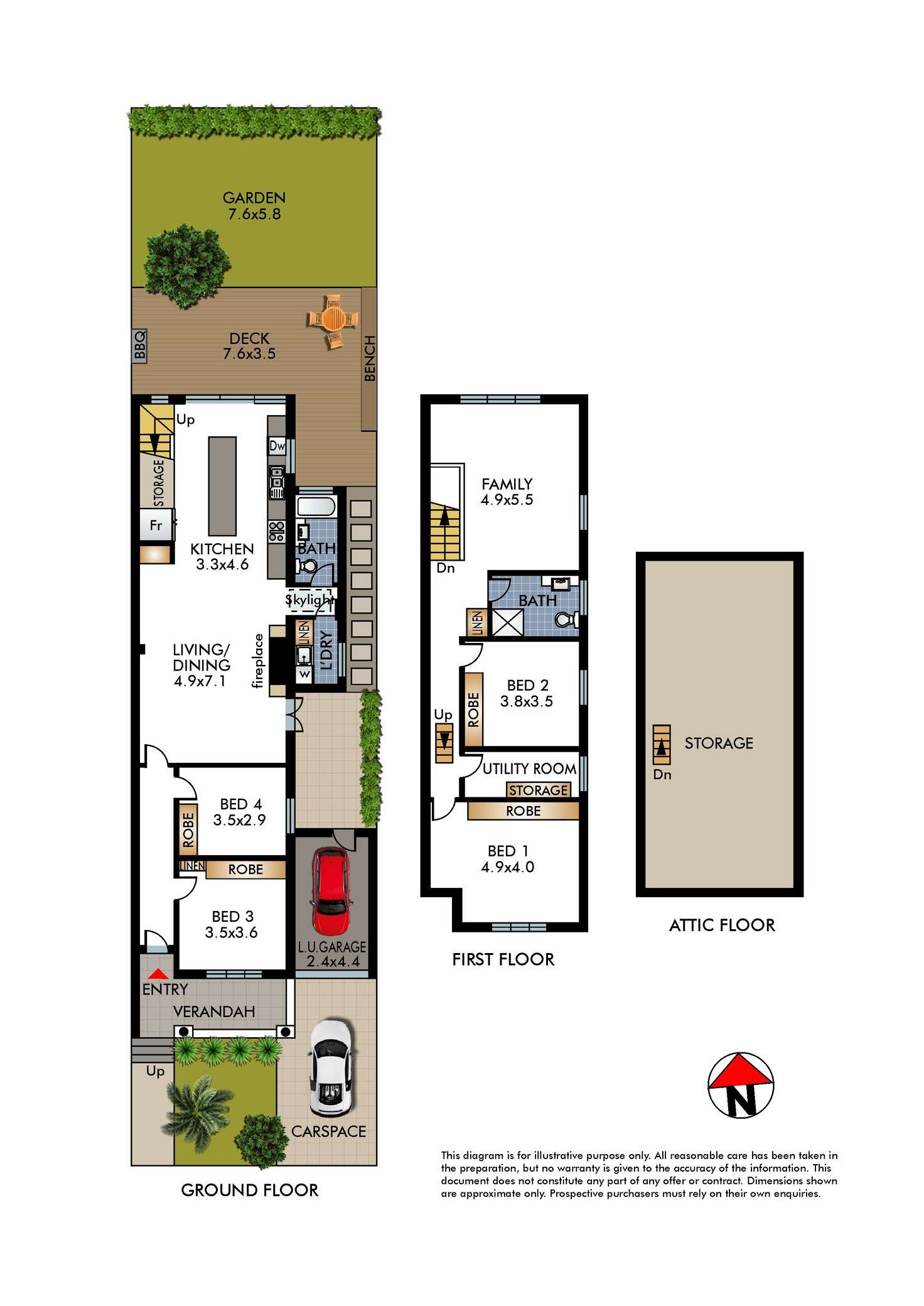 Floorplan of Homely house listing, 24 The Avenue, Rose Bay NSW 2029