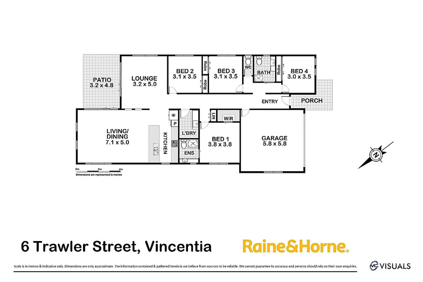 Floorplan of Homely house listing, 6 Trawler Street, Vincentia NSW 2540