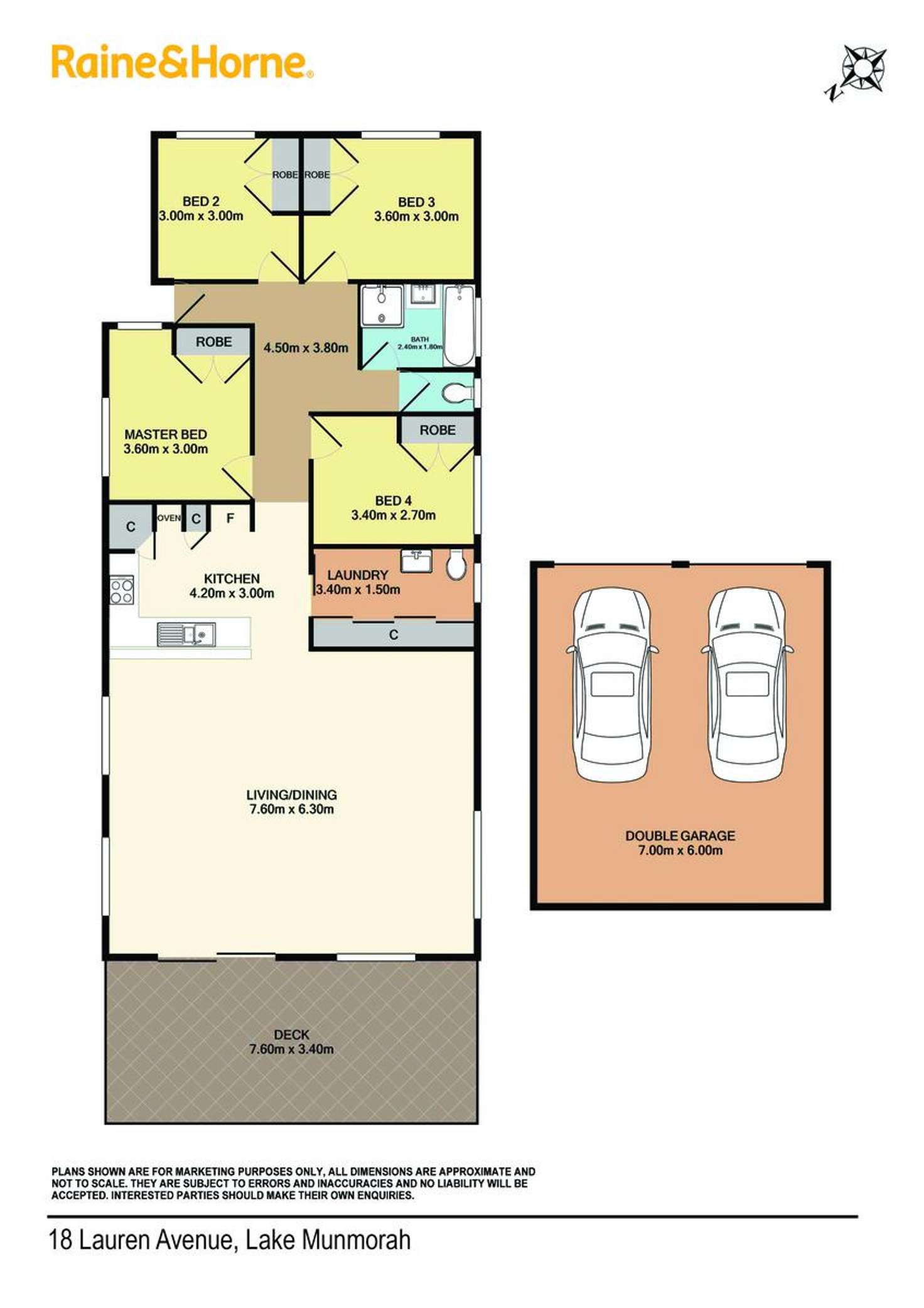 Floorplan of Homely house listing, 18 Lauren Avenue, Lake Munmorah NSW 2259