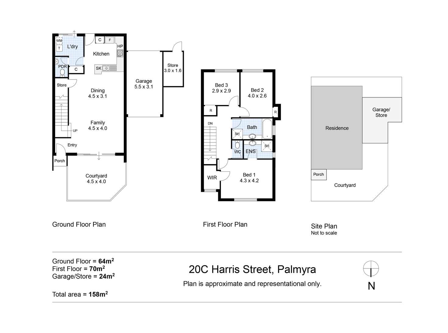 Floorplan of Homely house listing, 20C Harris Street, Palmyra WA 6157