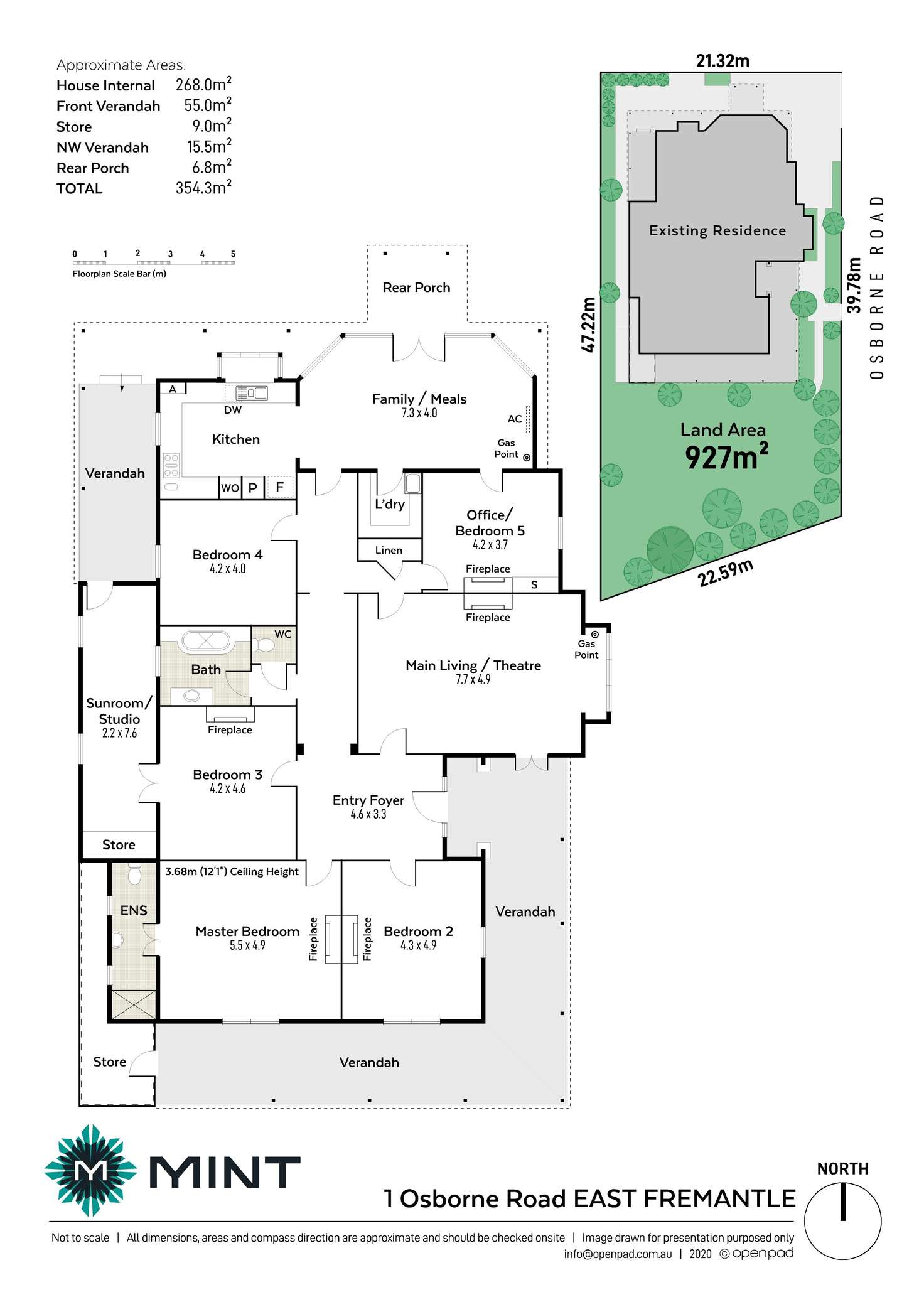 Floorplan of Homely house listing, 1 Osborne Rd, East Fremantle WA 6158