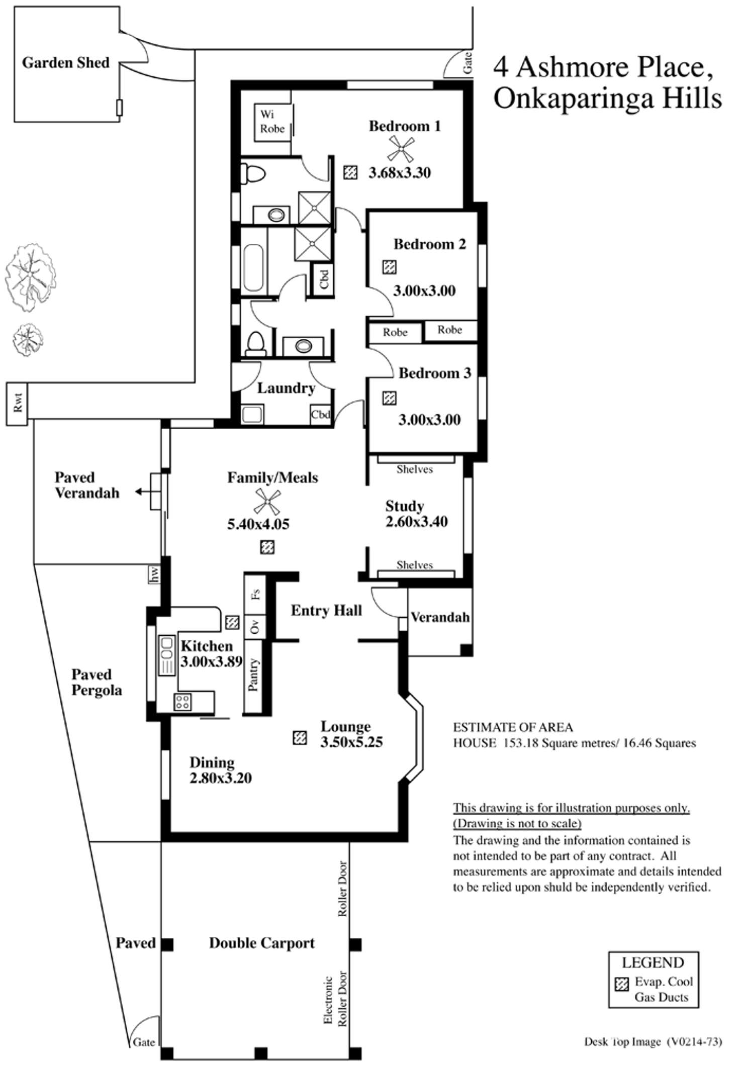 Floorplan of Homely house listing, 4 Ashmore Place, Onkaparinga Hills SA 5163