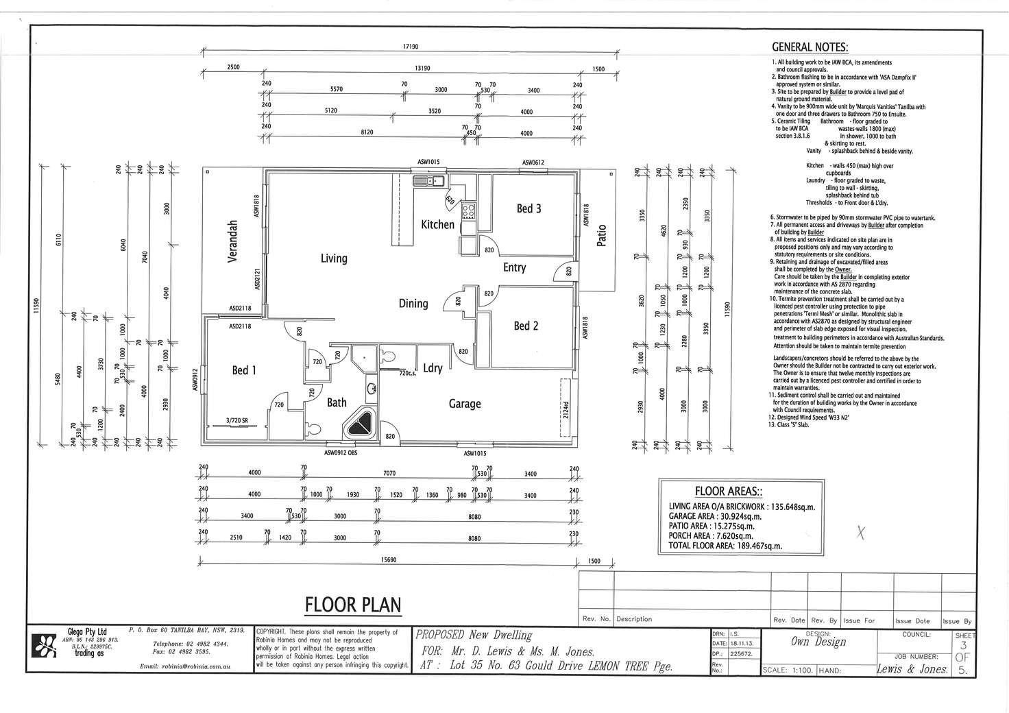 Floorplan of Homely house listing, 63 Gould Drive, Lemon Tree Passage NSW 2319