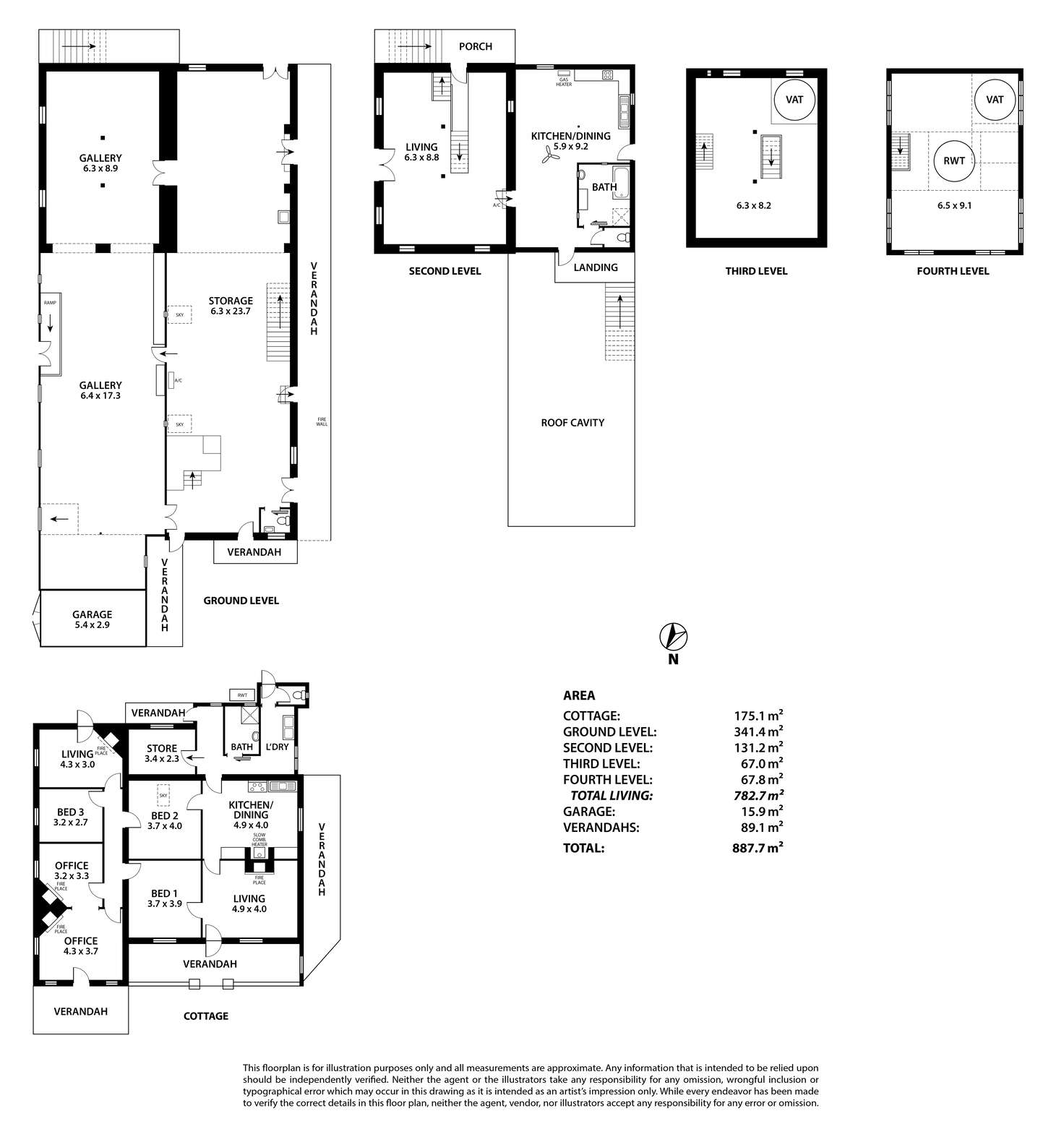 Floorplan of Homely house listing, 9 Elizabeth Street, Oakbank SA 5243